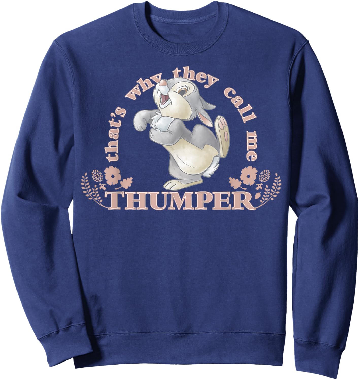 Disney Bambi That's Why They Call Me Thumper Small Sweatshirt - Sweatshirt | Navy