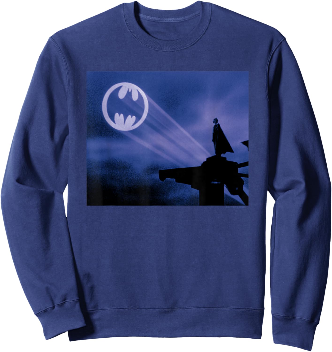 Batman 1989 Bat Signal Sweatshirt - Sweatshirt | Navy