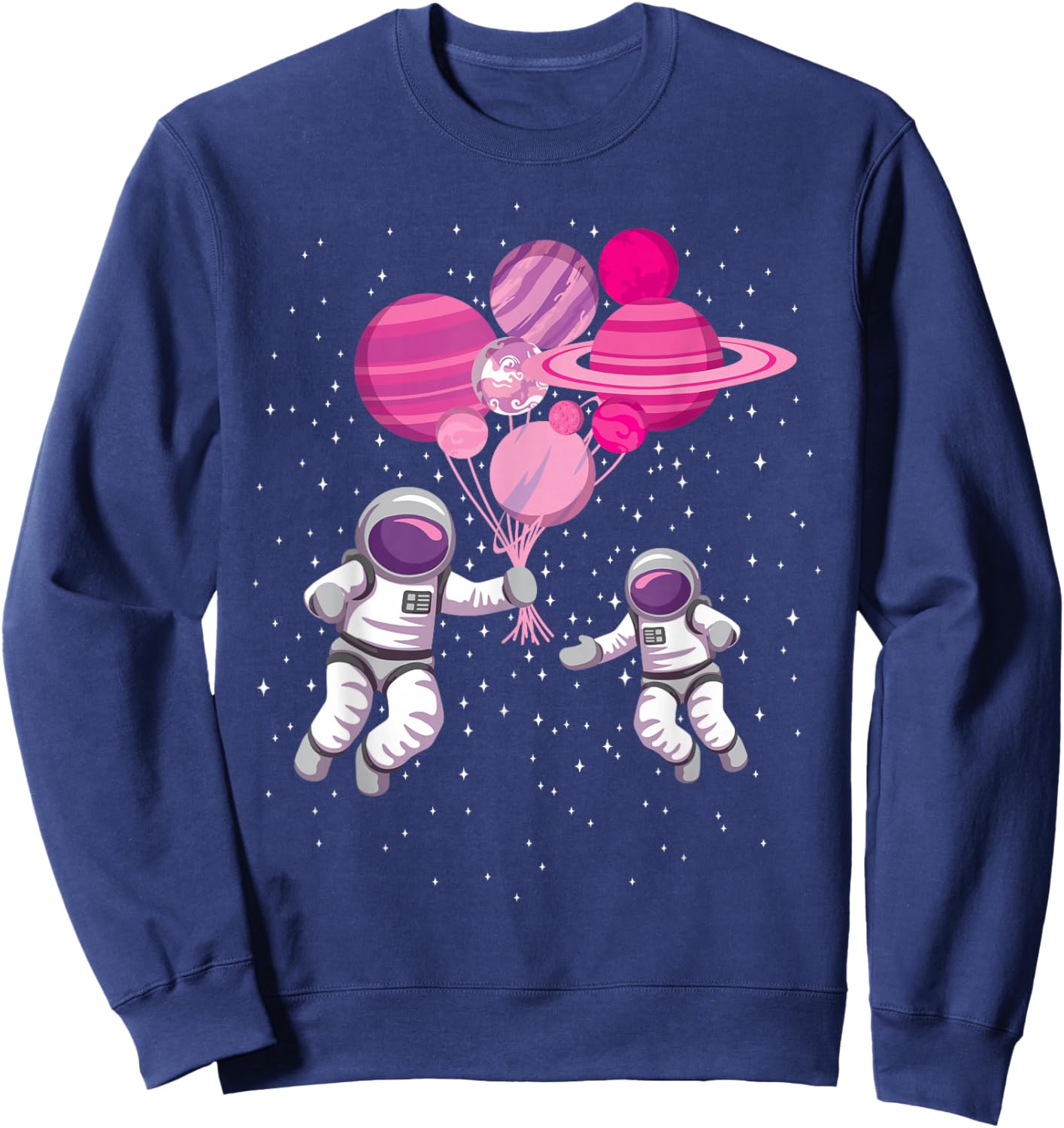 Space Exploration Cosmonaut Space-Man Alien Spaceship Sweatshirt - Sweatshirt | Navy
