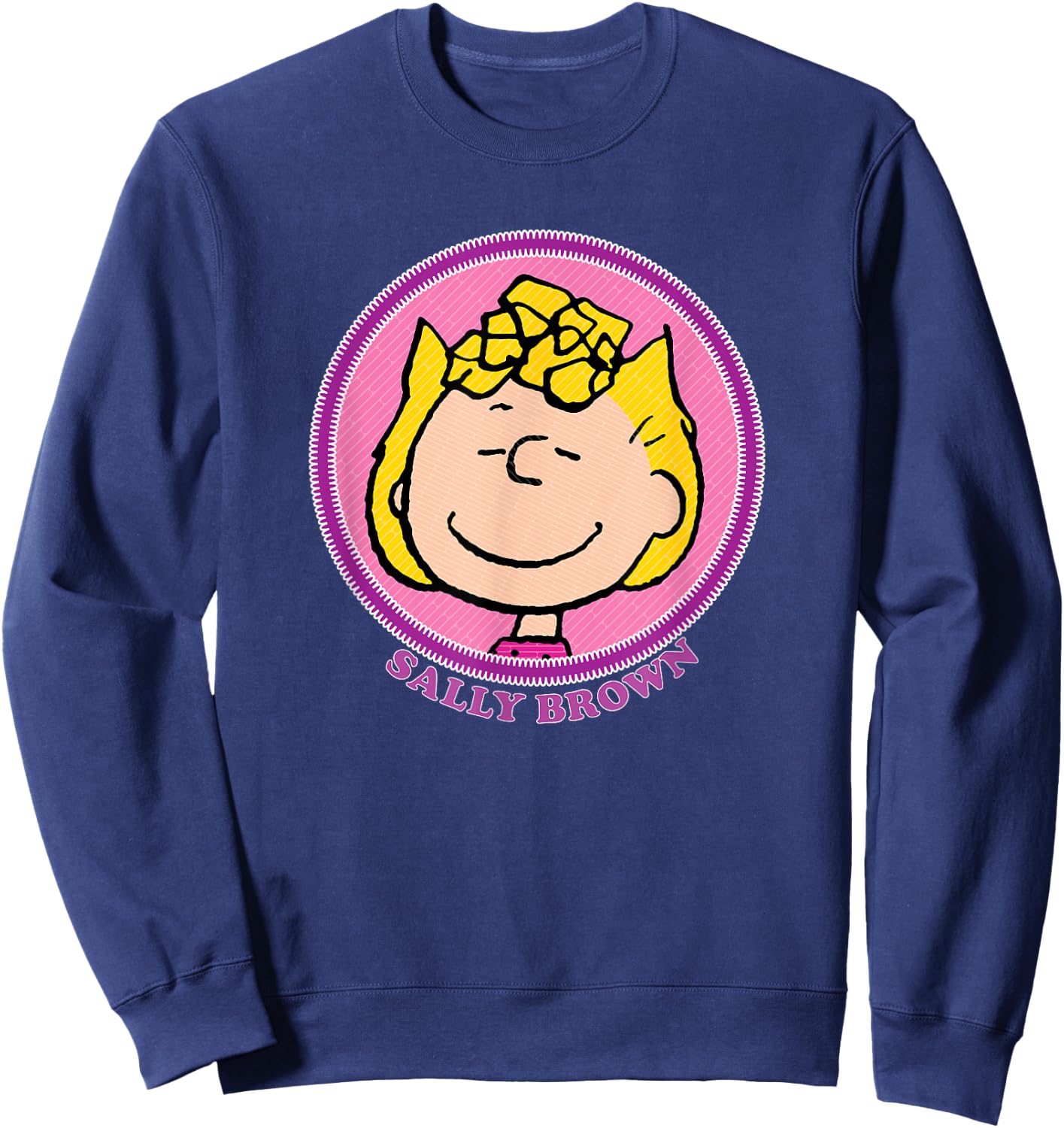 Peanuts Sally Brown Badge Sweatshirt - Sweatshirt | Navy
