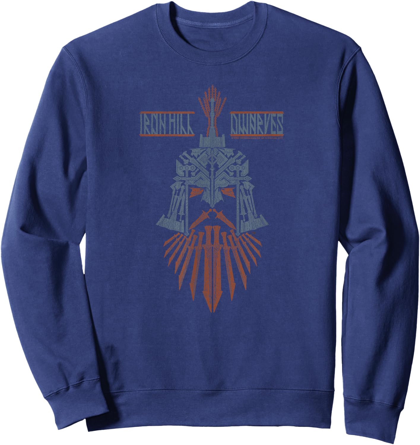 Hobbit Ironhill Dwarves Sweatshirt - Sweatshirt | Navy