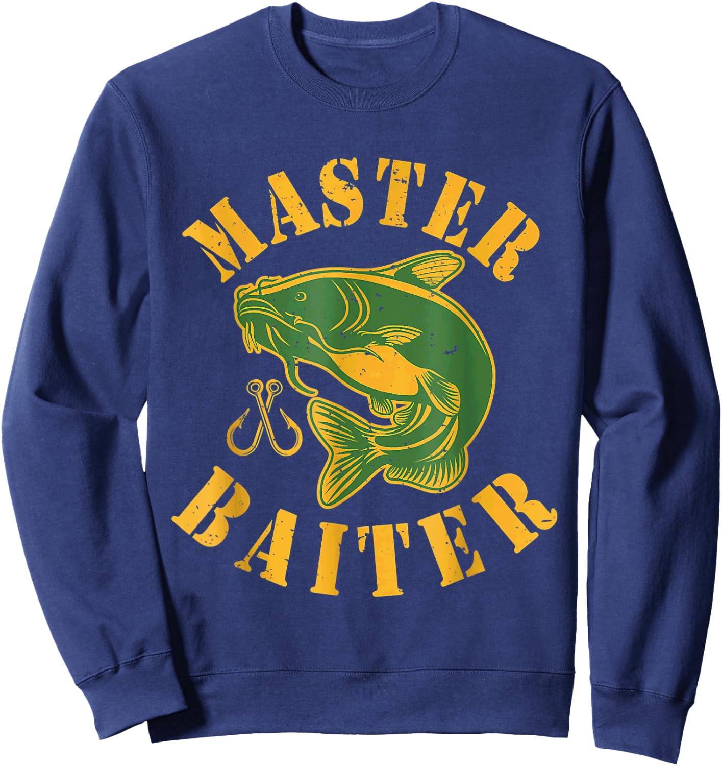Master Baiter - Wels Catfish Hunter Sweatshirt - Sweatshirt | Navy