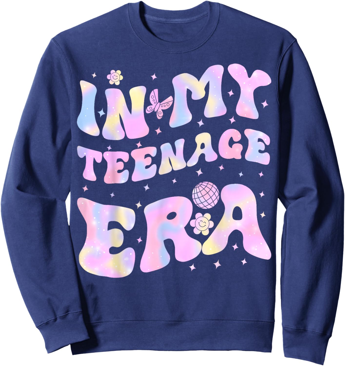 In My Teenage Era - 13th Birthday Sweatshirt - Sweatshirt | Navy