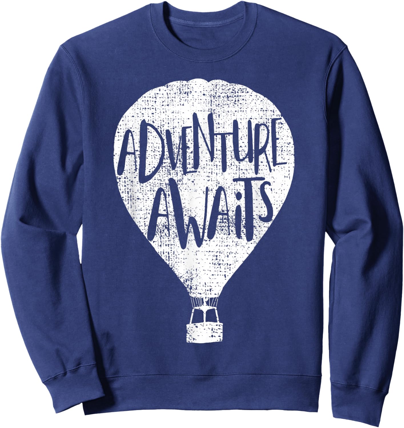 Aviator Adventure Vintage Hot Air Balloon Sweatshirt - Sweatshirt | Navy