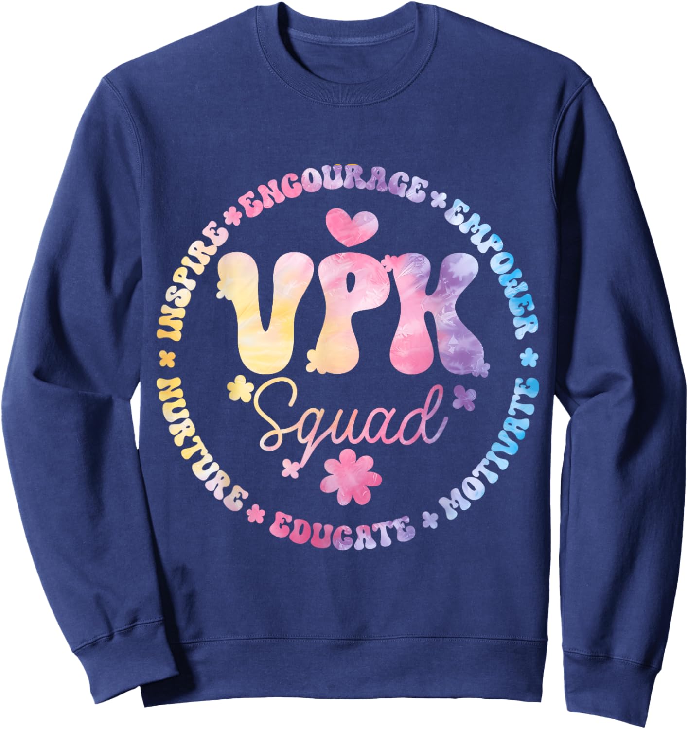 VPK Squad First Day Of VPK Back To School Sweatshirt - Sweatshirt | Navy