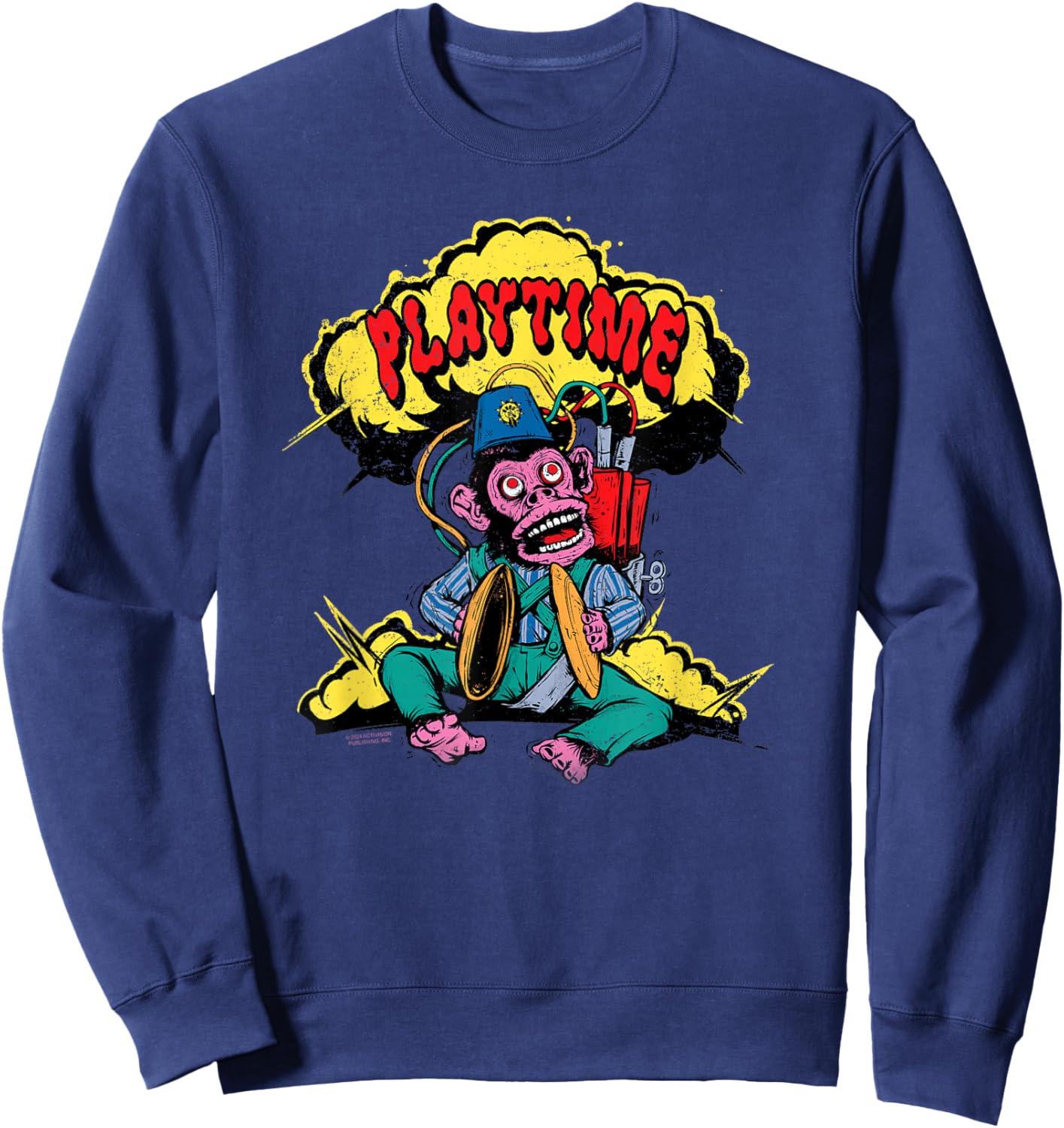 Call of Duty Monkey Bomb Sketch Gaming Sweatshirt - Sweatshirt | Navy