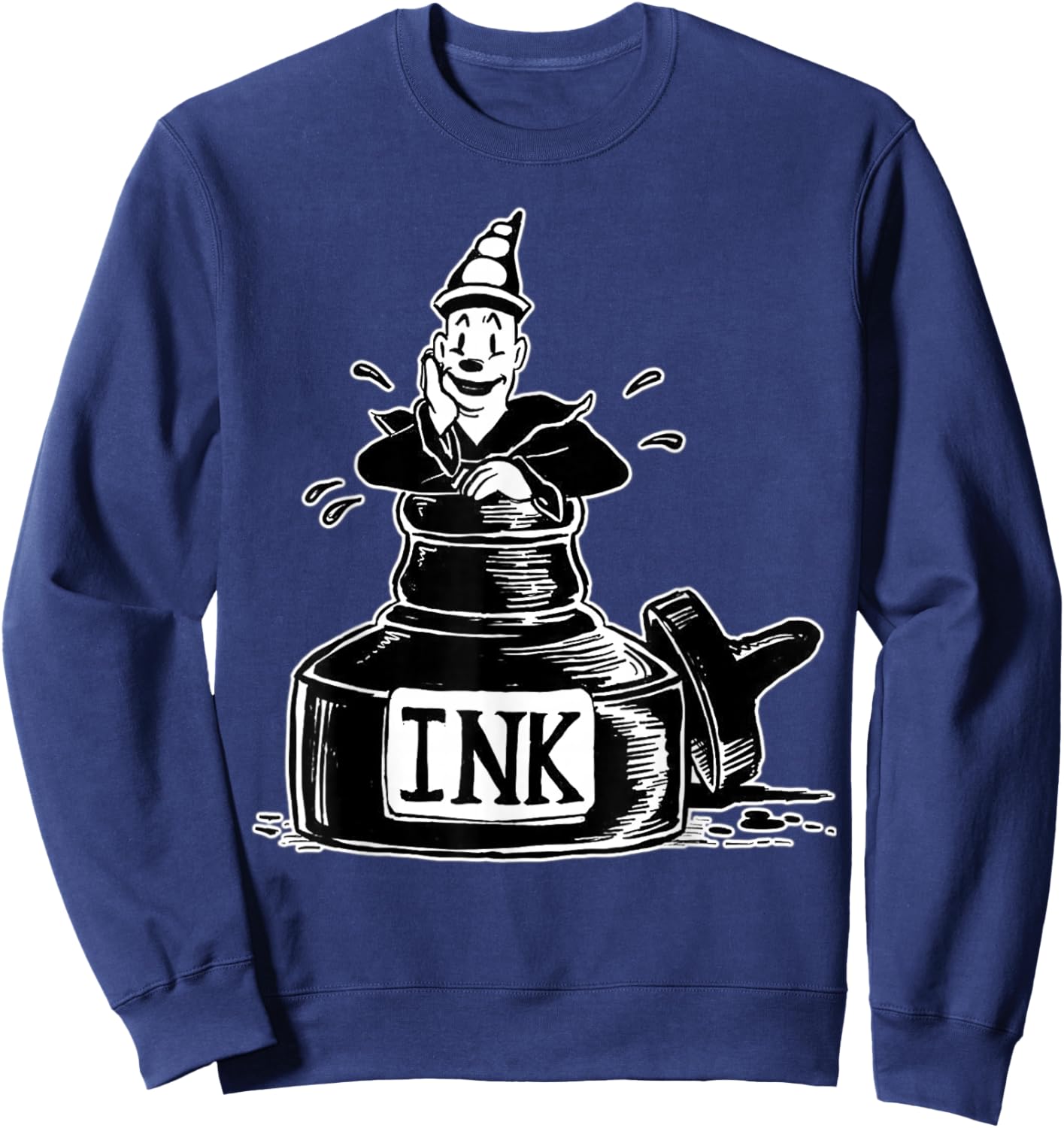 Urban Empyre Koko the Clown Inkwell Sweatshirt - Sweatshirt | Navy