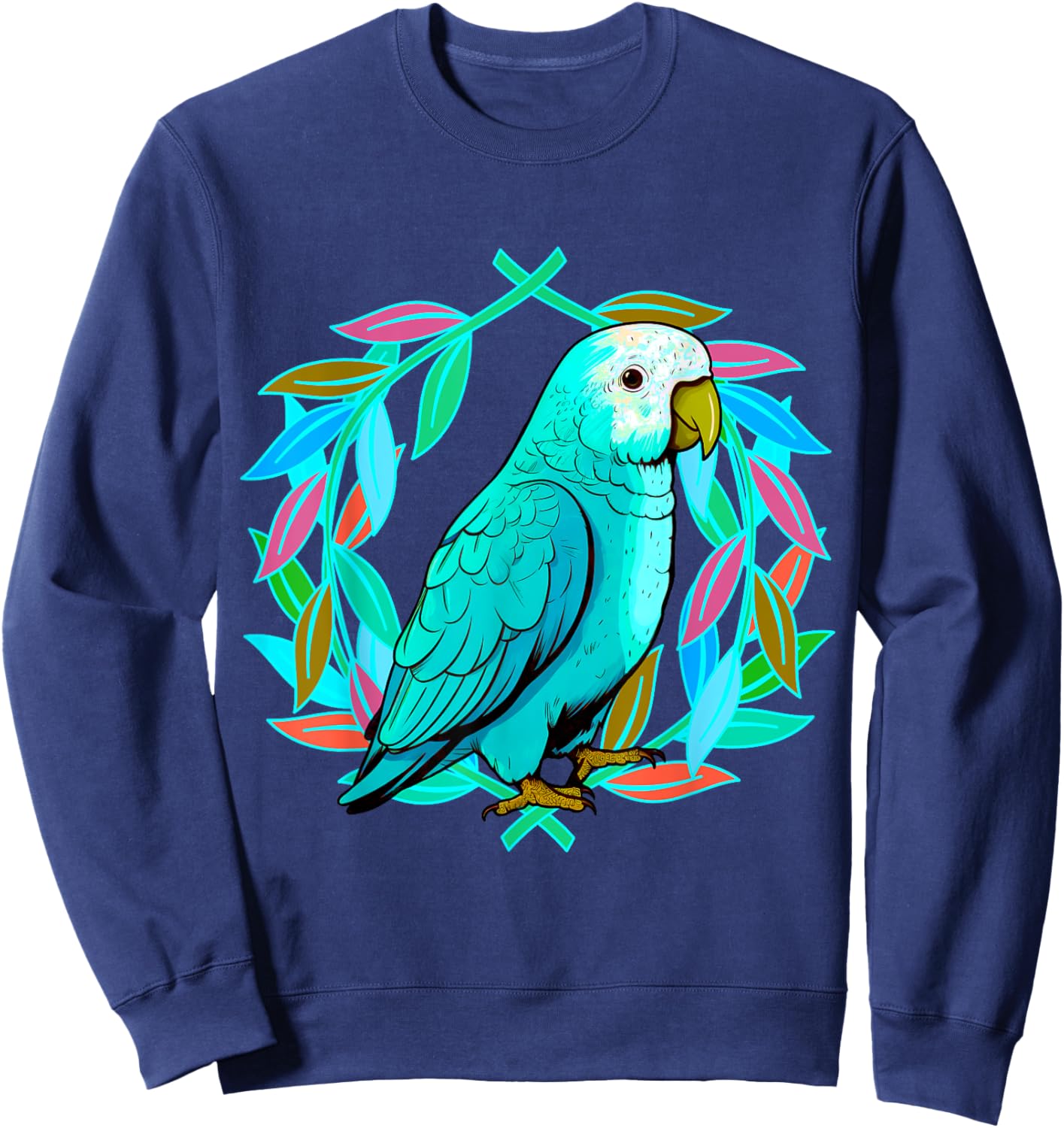 Parrot Parrot Bird Birds Child Children Birthday Sweatshirt - Sweatshirt | Navy
