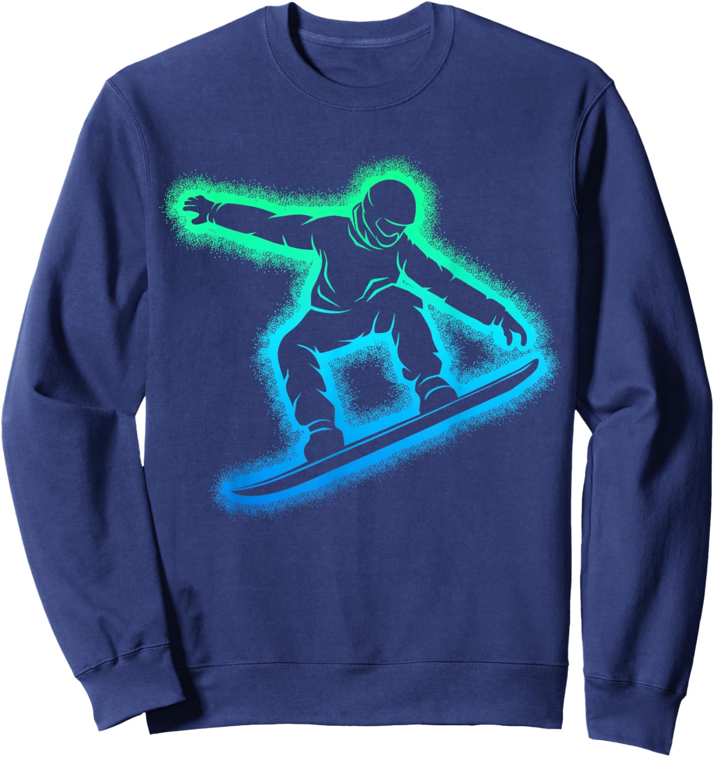 Snowboard Snowboarder Snowboarding Boys Children Men Sweatshirt - Sweatshirt | Navy