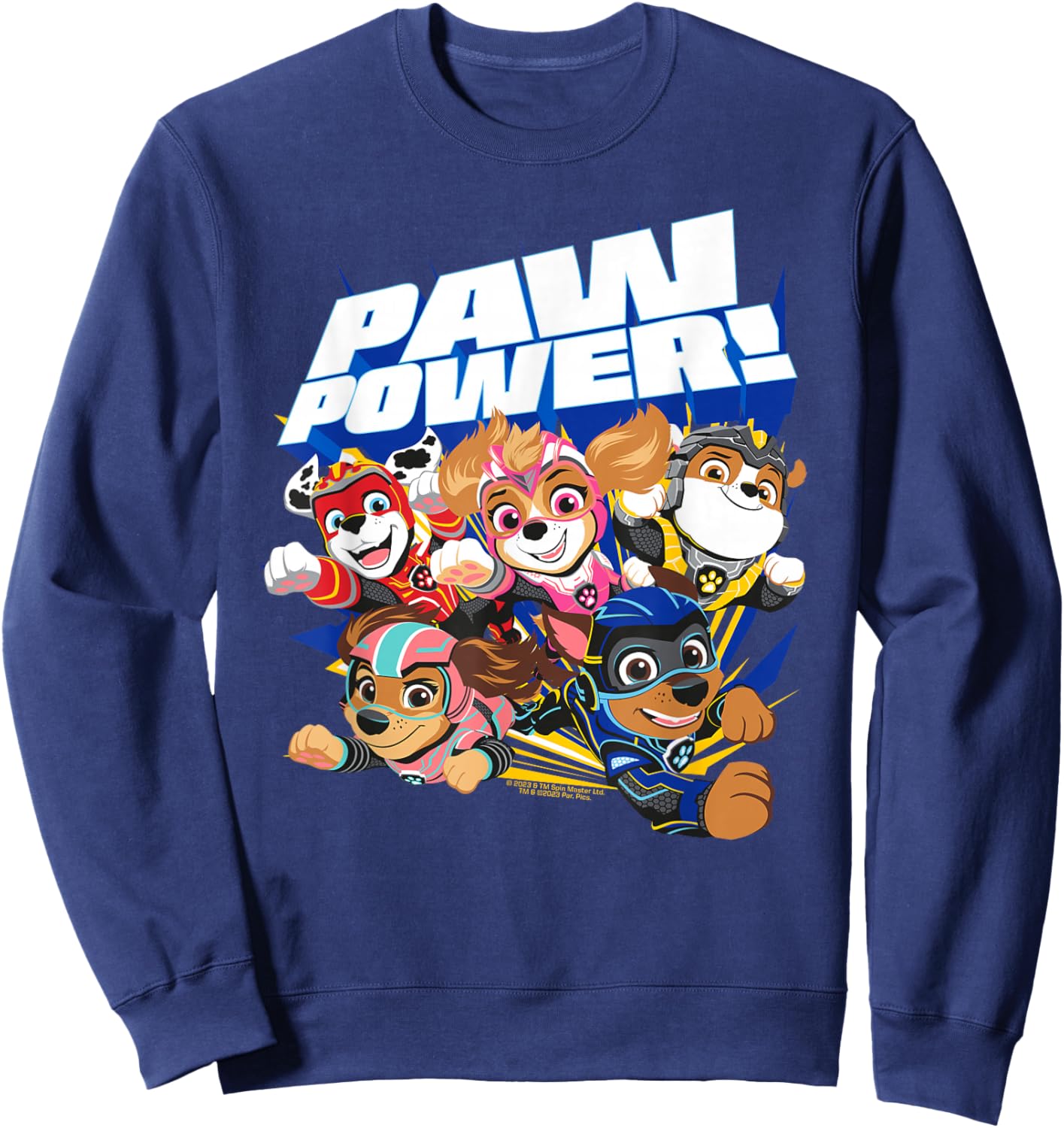 PAW Patrol: The Mighty Movie Paw Power Group Sweatshirt - Sweatshirt | Navy