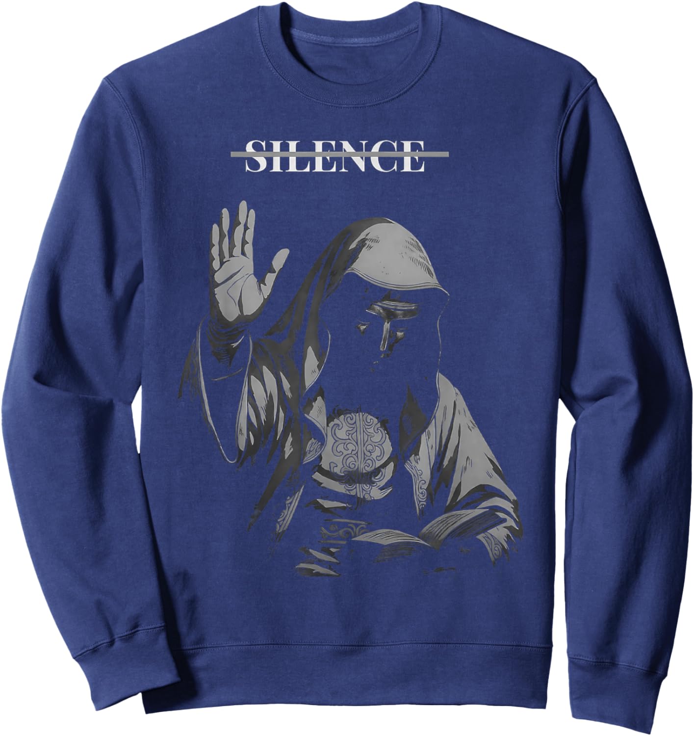 Sliver Mask King Baldwin IV Meme The Leper King Warrior Sweatshirt - Sweatshirt | Navy