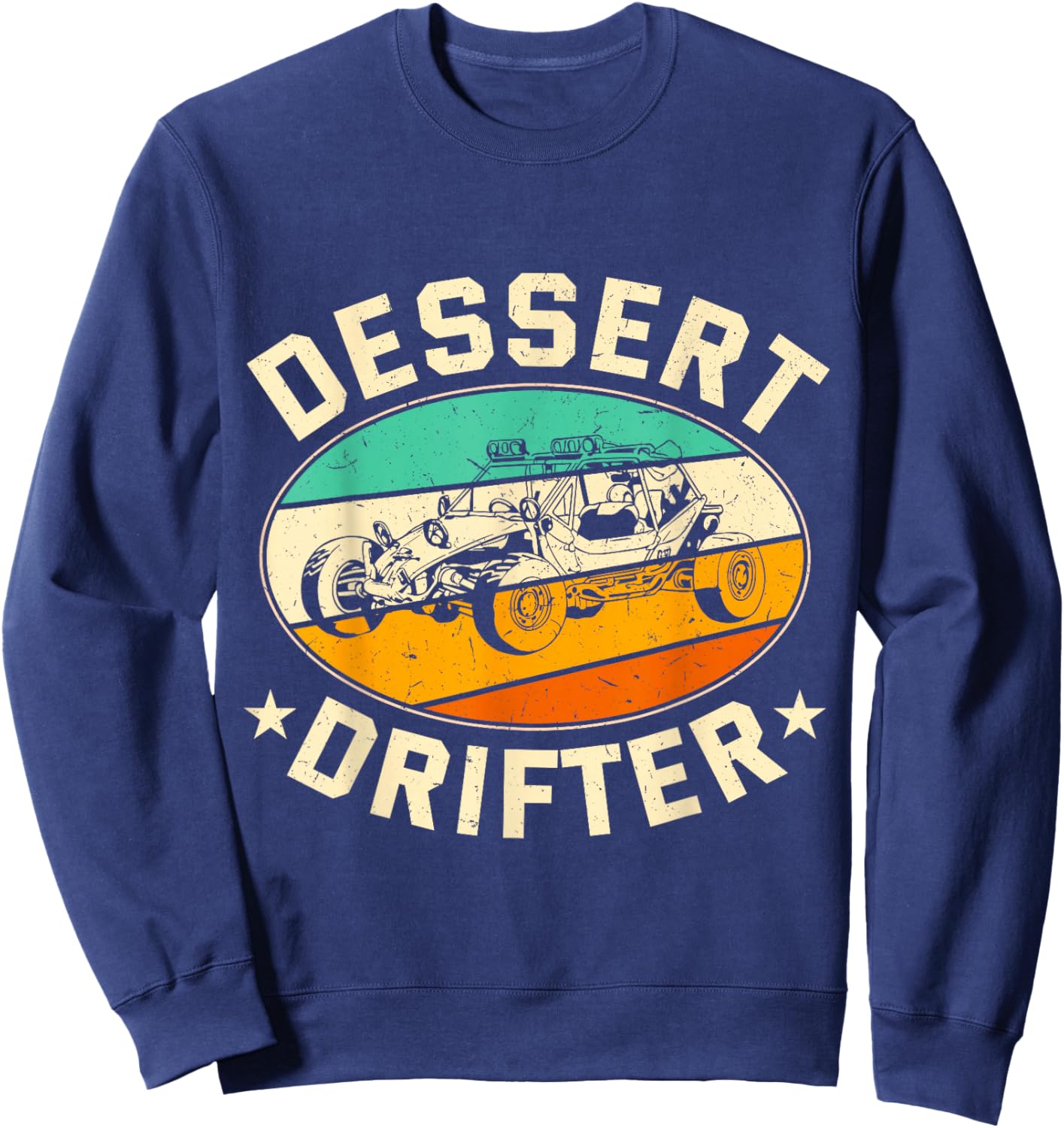Off-Road Sand Racing Desert Buggy Sand Rail Dune Buggy Sweatshirt - Sweatshirt | Navy