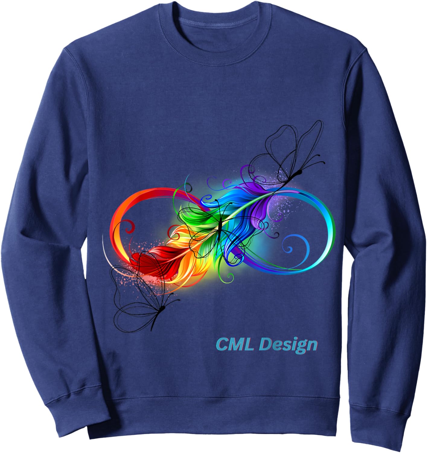 Infinity Sign Sweatshirt - Sweatshirt | Navy