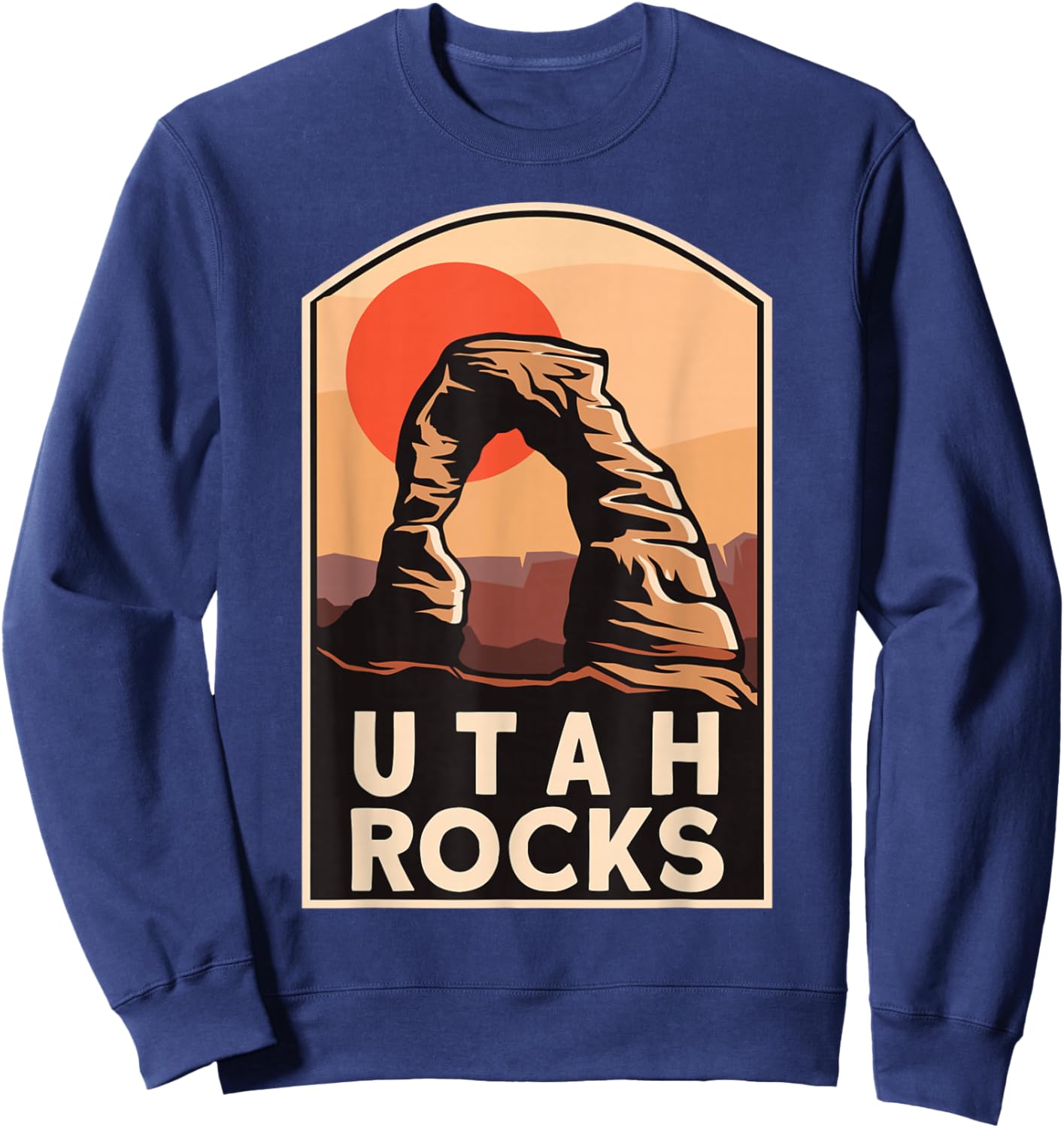 Utah National Park Sweatshirt - Sweatshirt | Navy