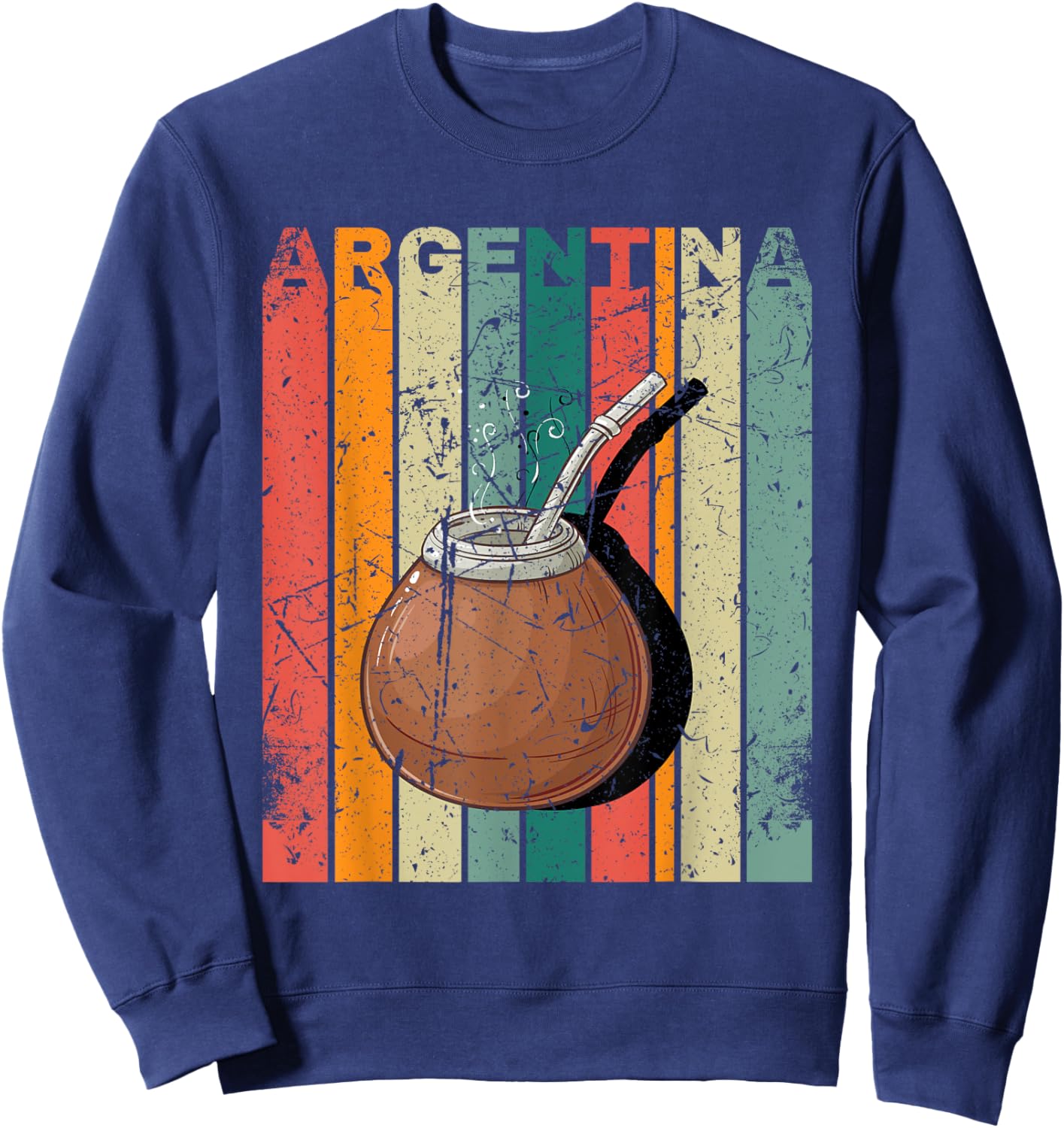 Yerba Mate Argentina Drink for Yerba Mate Lover Sweatshirt - Sweatshirt | Navy