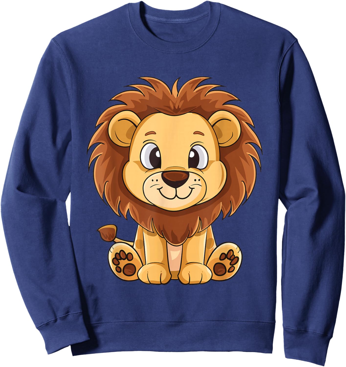 Cute Lion for Kids Sweatshirt - Sweatshirt | Navy