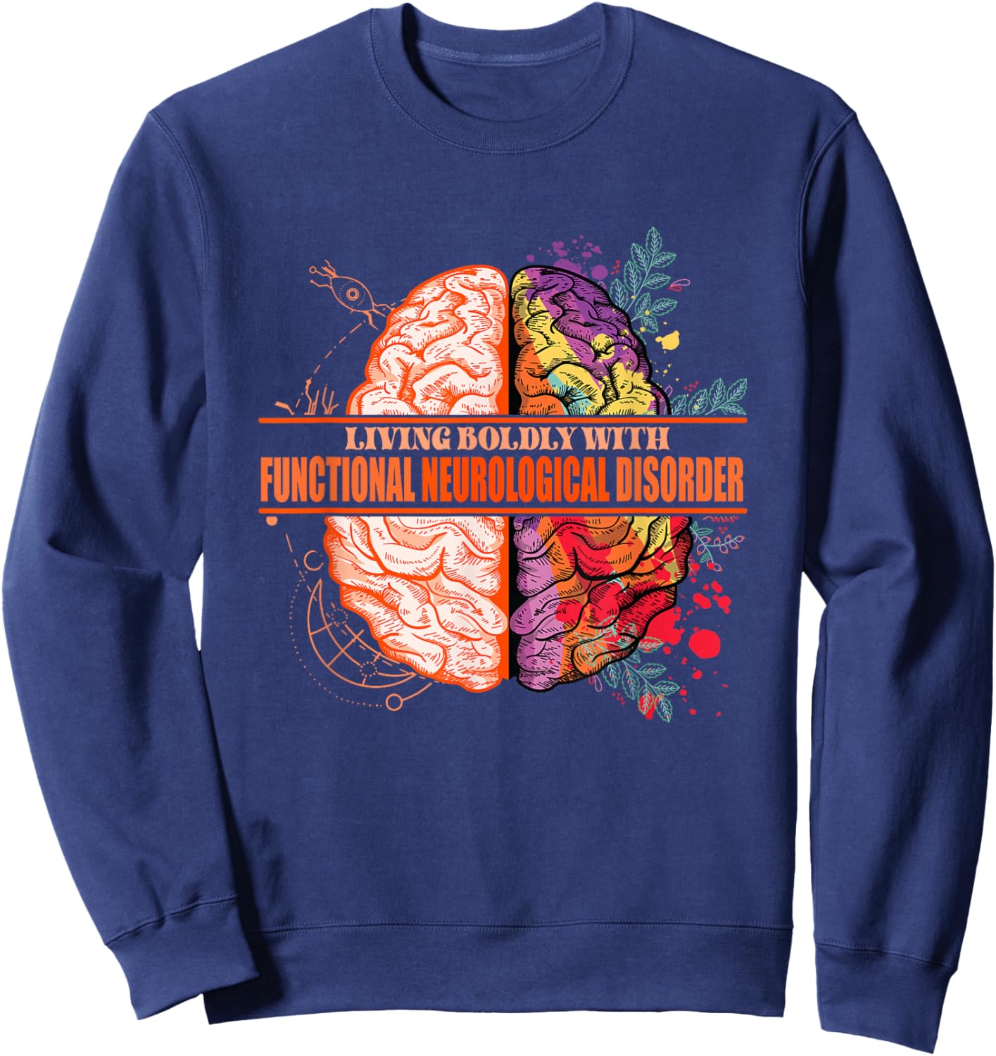Functional Neurological Disorder Awareness Sweatshirt - Sweatshirt | Navy