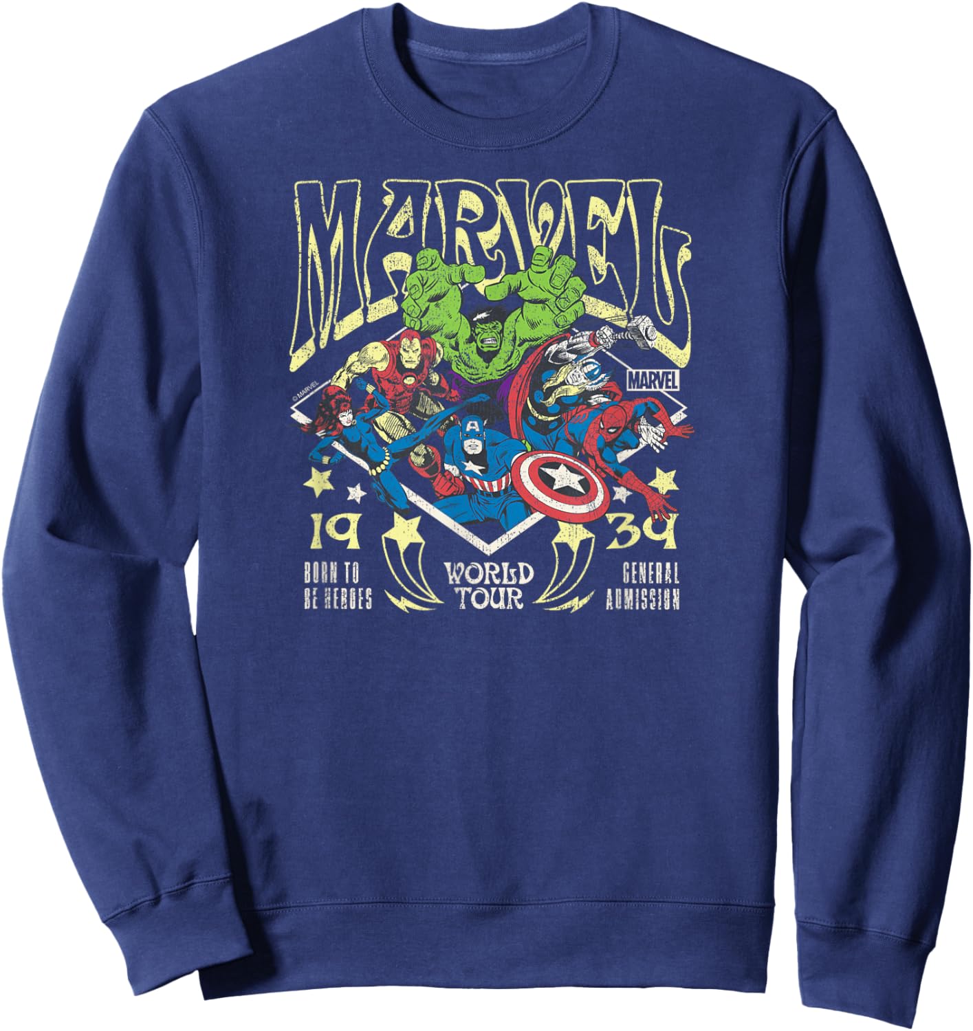 Marvel - Concert Sweatshirt - Sweatshirt | Navy