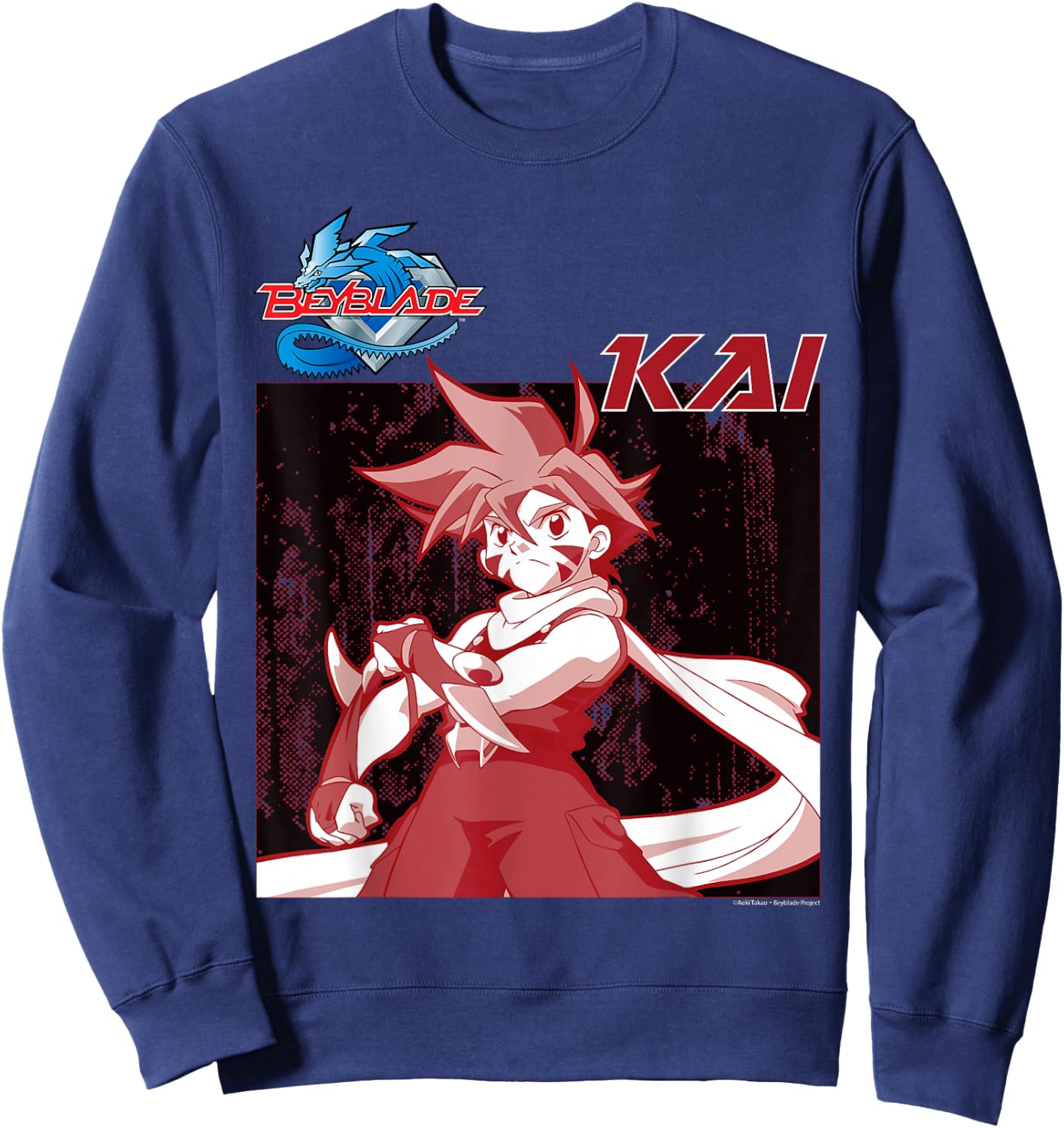 Beyblade Generation 1 Kai Sweatshirt - Sweatshirt | Navy