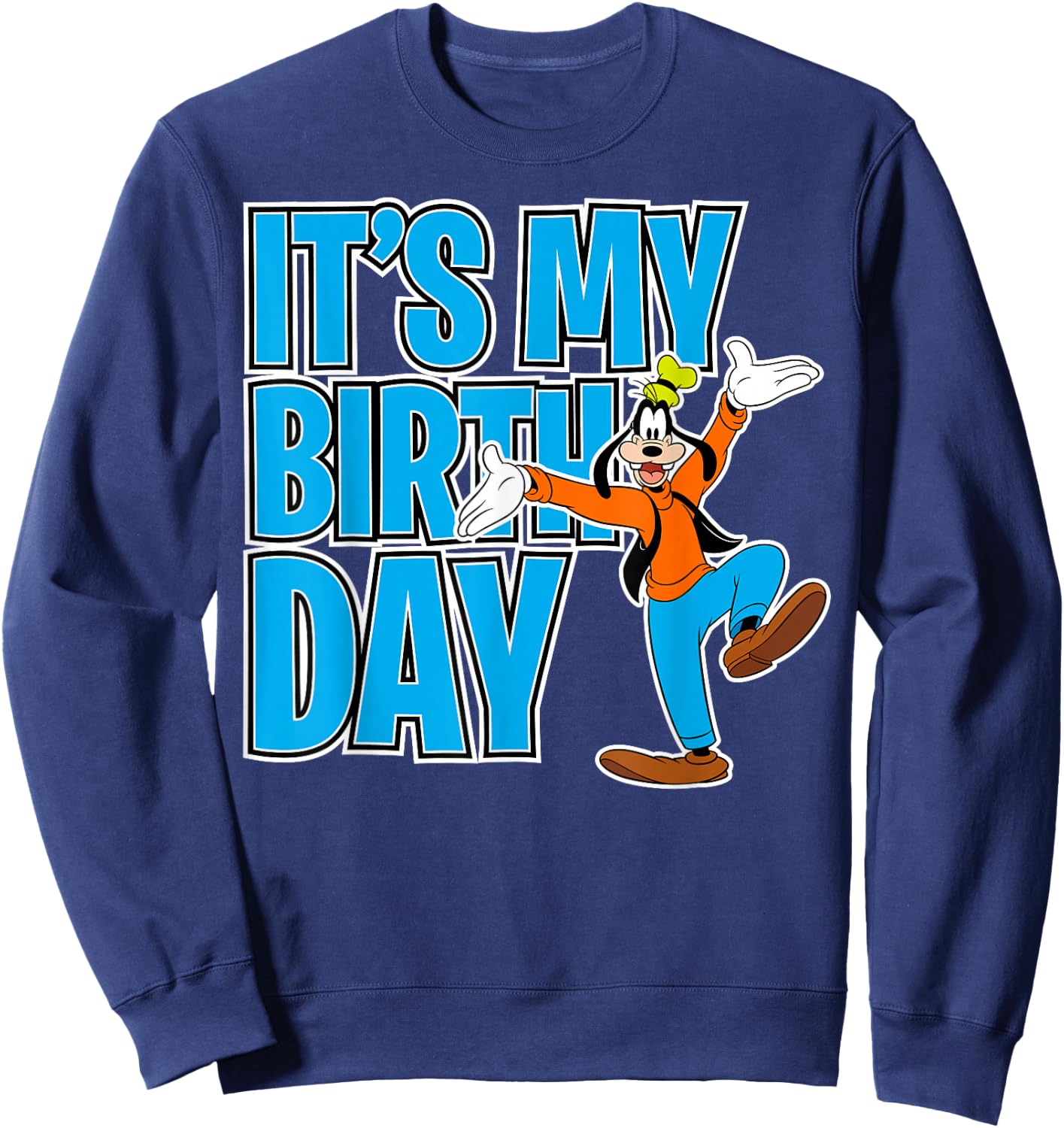 Disney - Goofy Birthday Sweatshirt - Sweatshirt | Navy