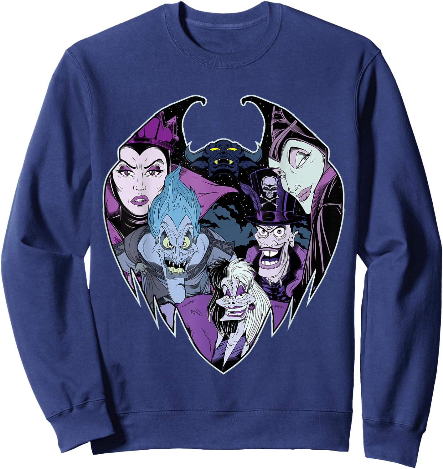 Disney Villains Evil Crew Sweatshirt - Sweatshirt | Navy