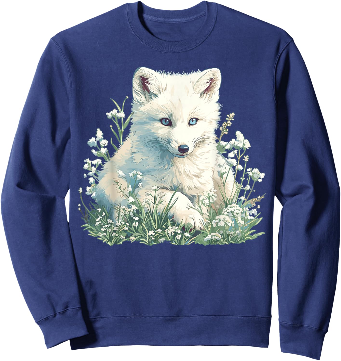 Arctic Foxes Lovers Arctic Fox Sweatshirt - Sweatshirt | Navy