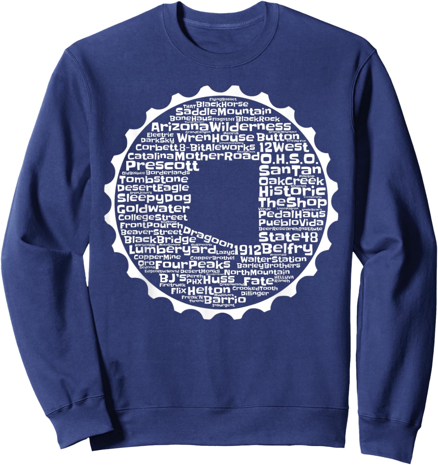 Drink Local Arizona Breweries Sweatshirt - Sweatshirt | Navy