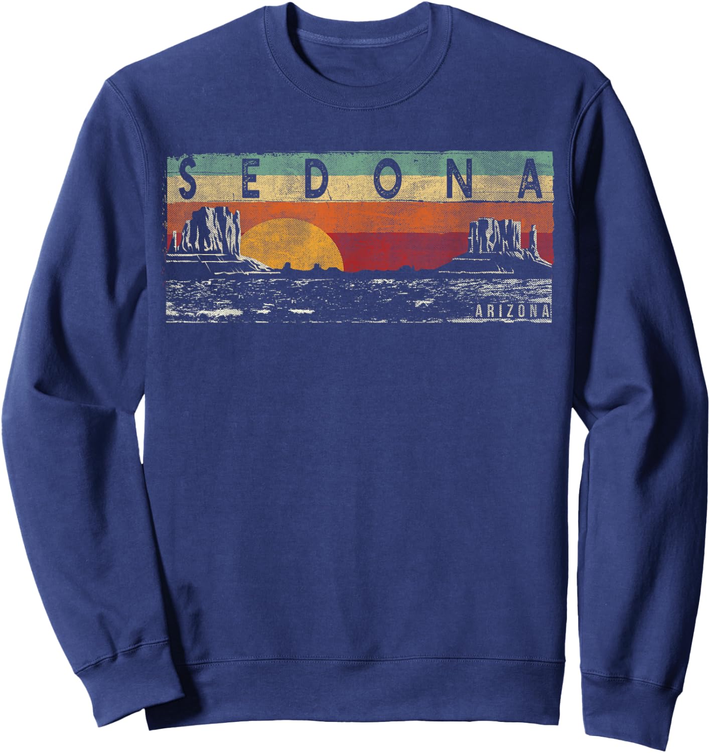 Vintage Sedona Arizona Shirt - Sedona AZ Sweatshirt - Sweatshirt | Navy