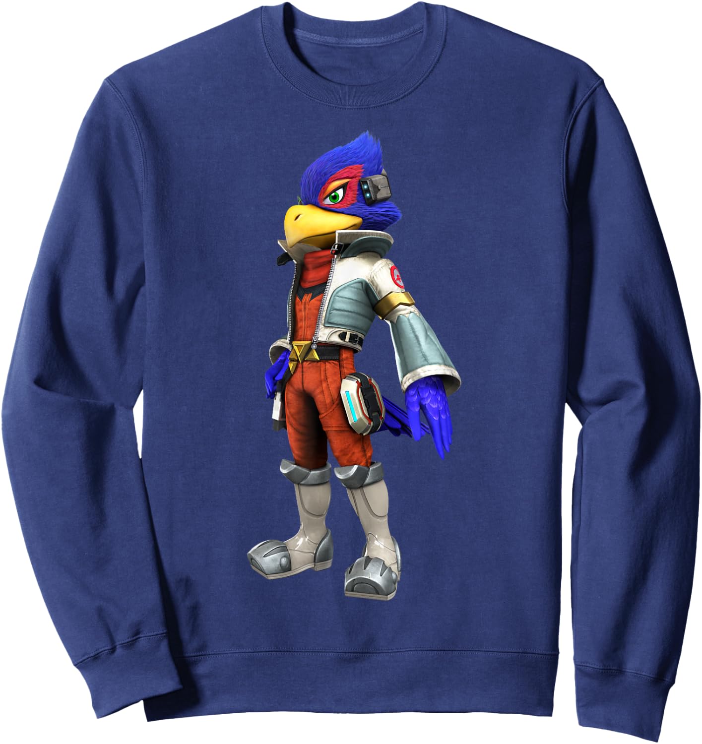 Star Fox Falco 3D Poster Sweatshirt - Sweatshirt | Navy