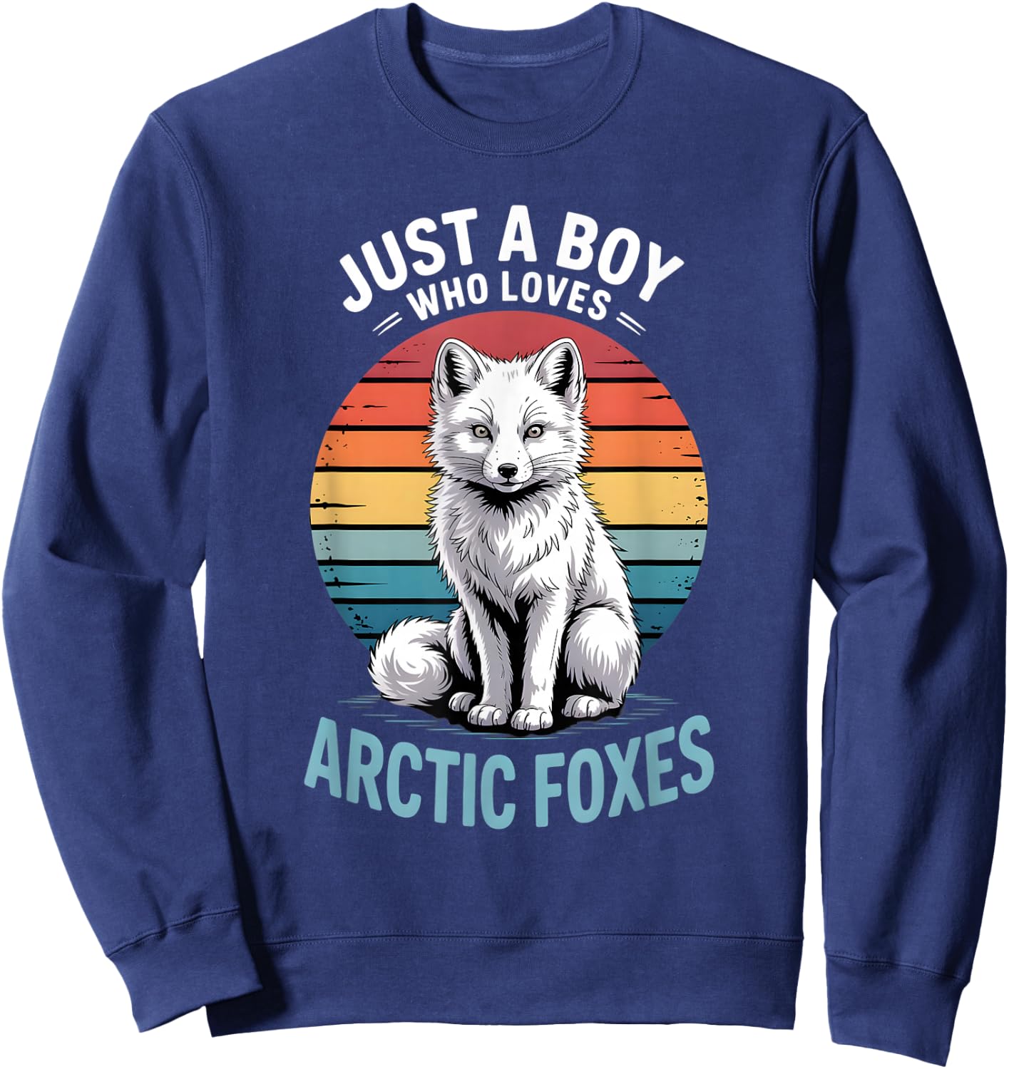 Boys Arctic Fox Sweatshirt - Sweatshirt | Navy