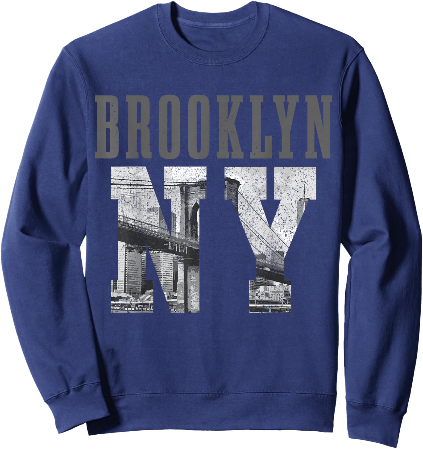 Brooklyn NY NYC New York City Vintage USA America Sweatshirt - Sweatshirt | Navy