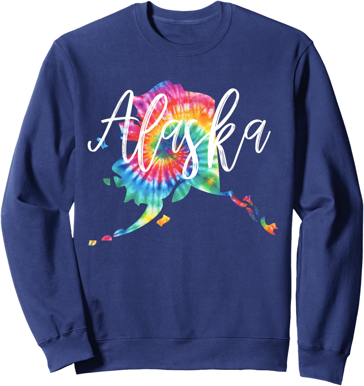 Alaska Tie Dye Sweatshirt - Sweatshirt | Navy