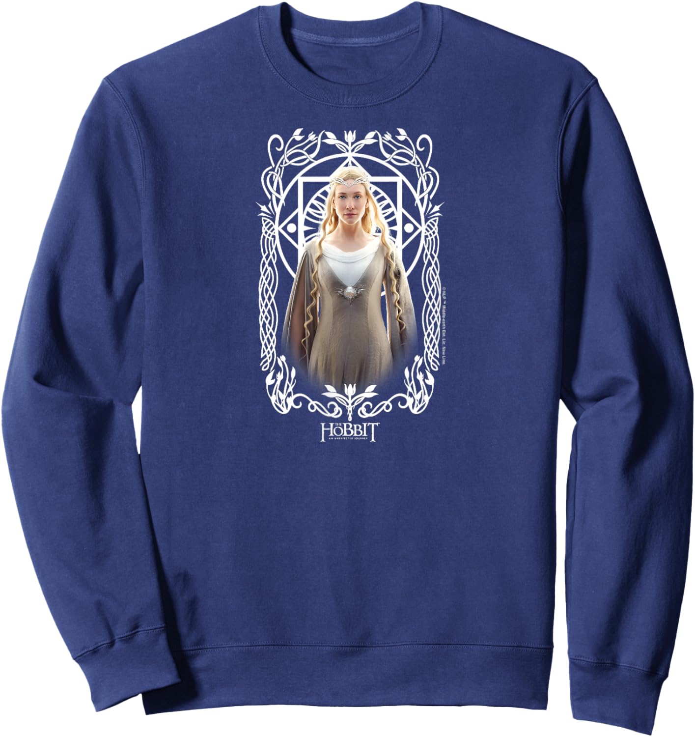The Hobbit - An Unexpected Journey Lady Galadriel Royal Elf Sweatshirt - Sweatshirt | Navy