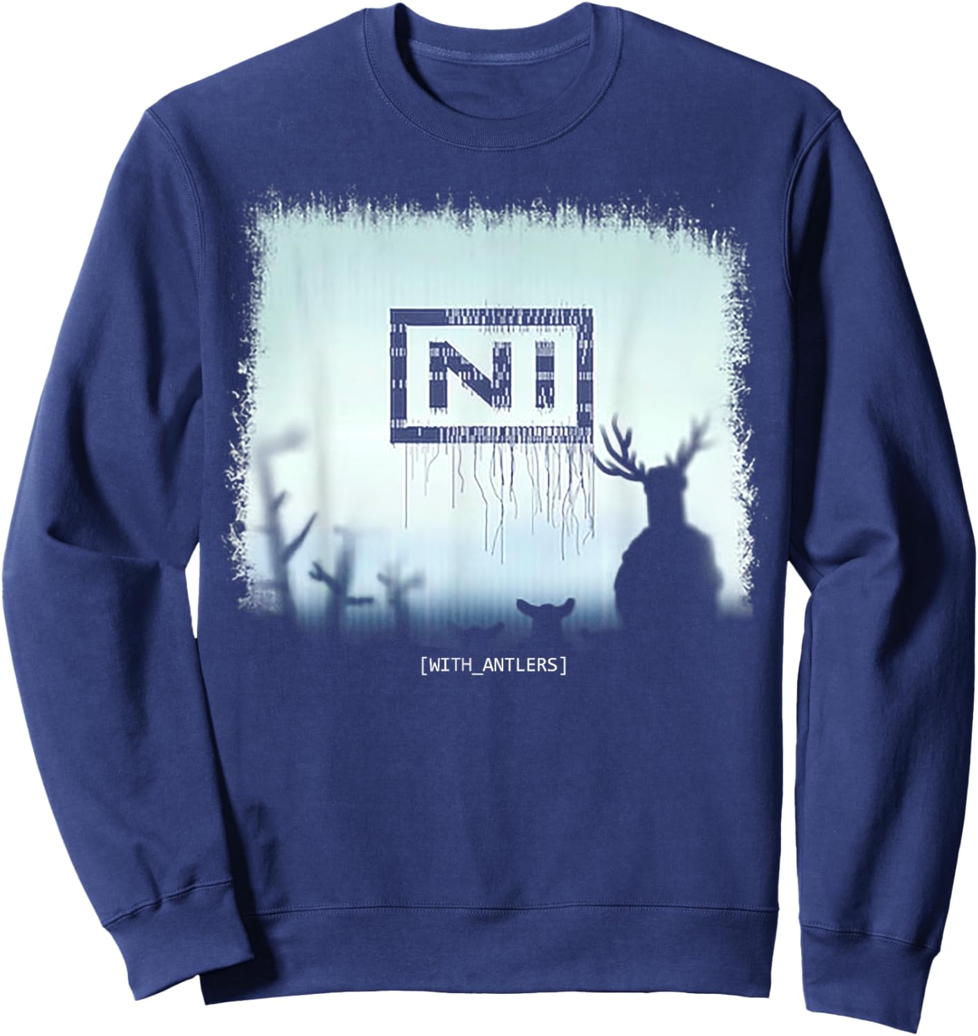 Ni With Antlers Sweatshirt - Sweatshirt | Navy