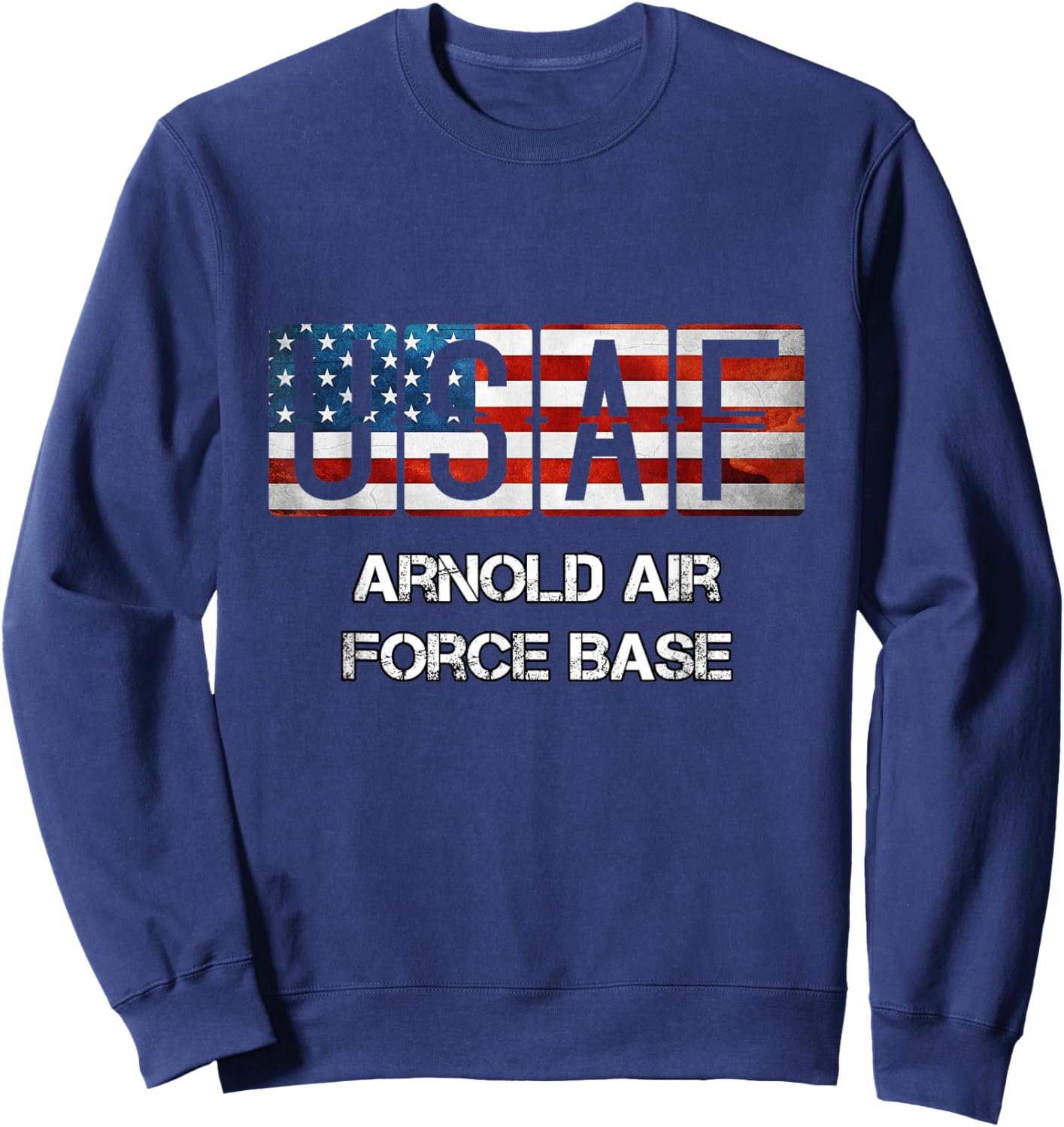 Arnold Air Force Base Tennessee Distressed Sweatshirt - Sweatshirt | Navy