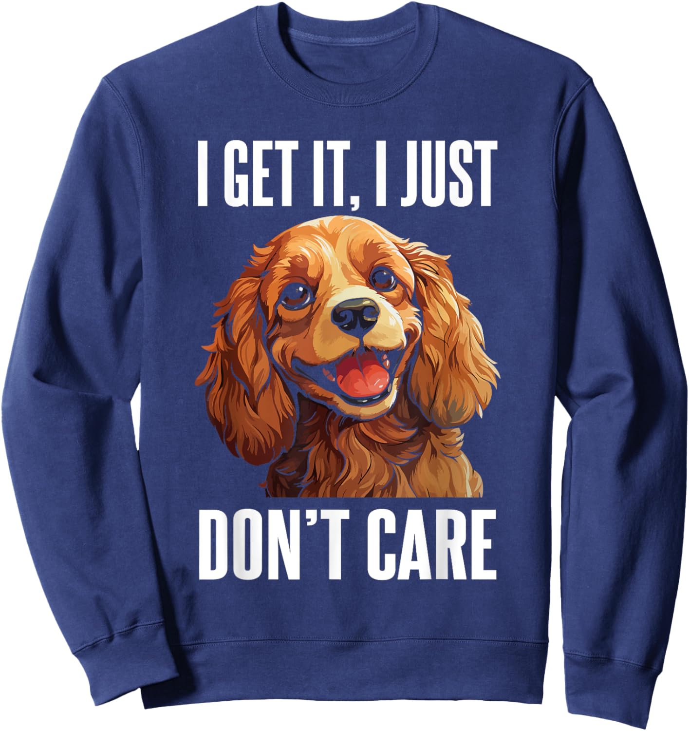 Dog Trainer Cocker Spaniel Sweatshirt - Sweatshirt | Navy