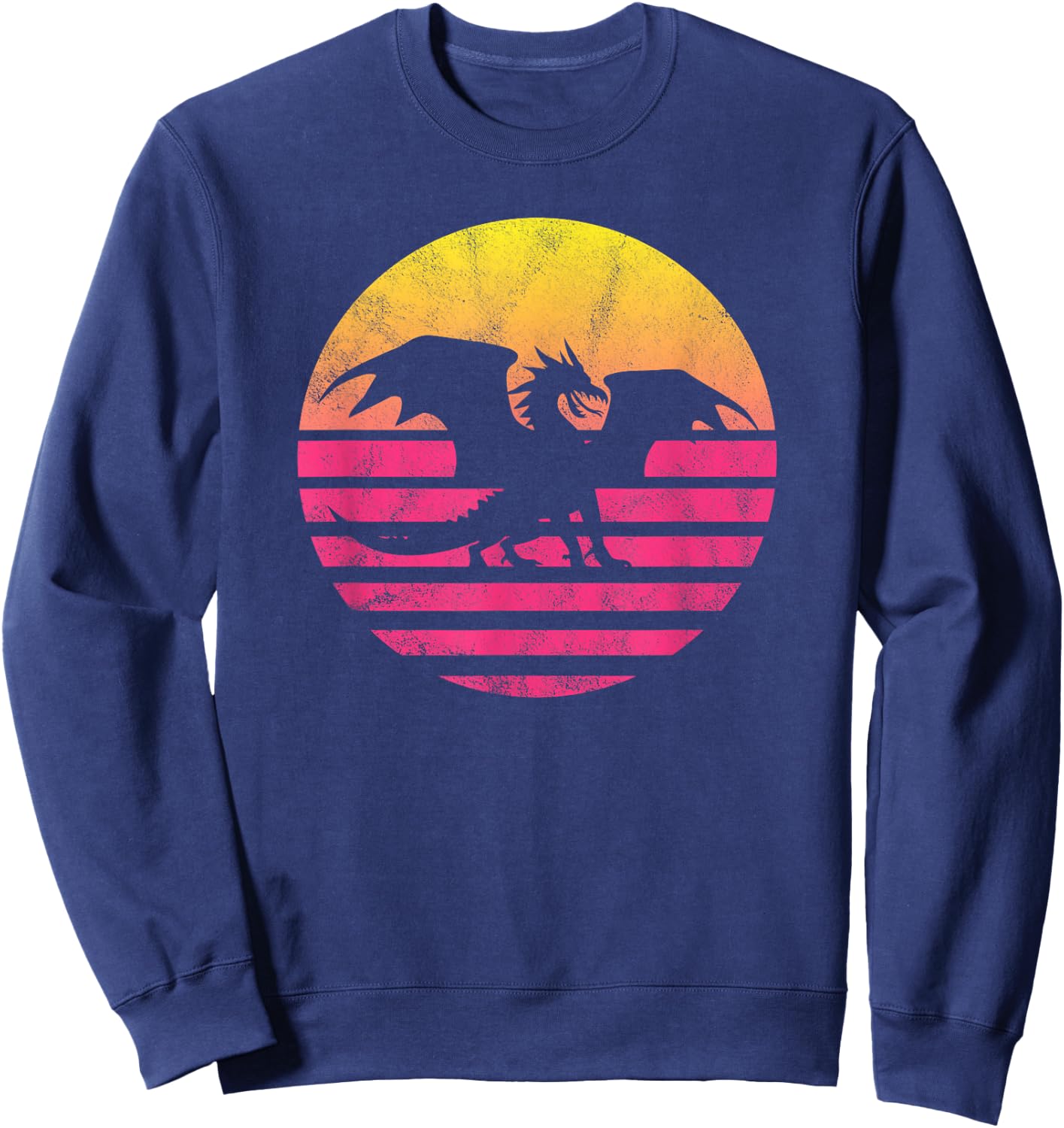 Classic Dragon Fantasy Gift Sweatshirt - Sweatshirt | Navy