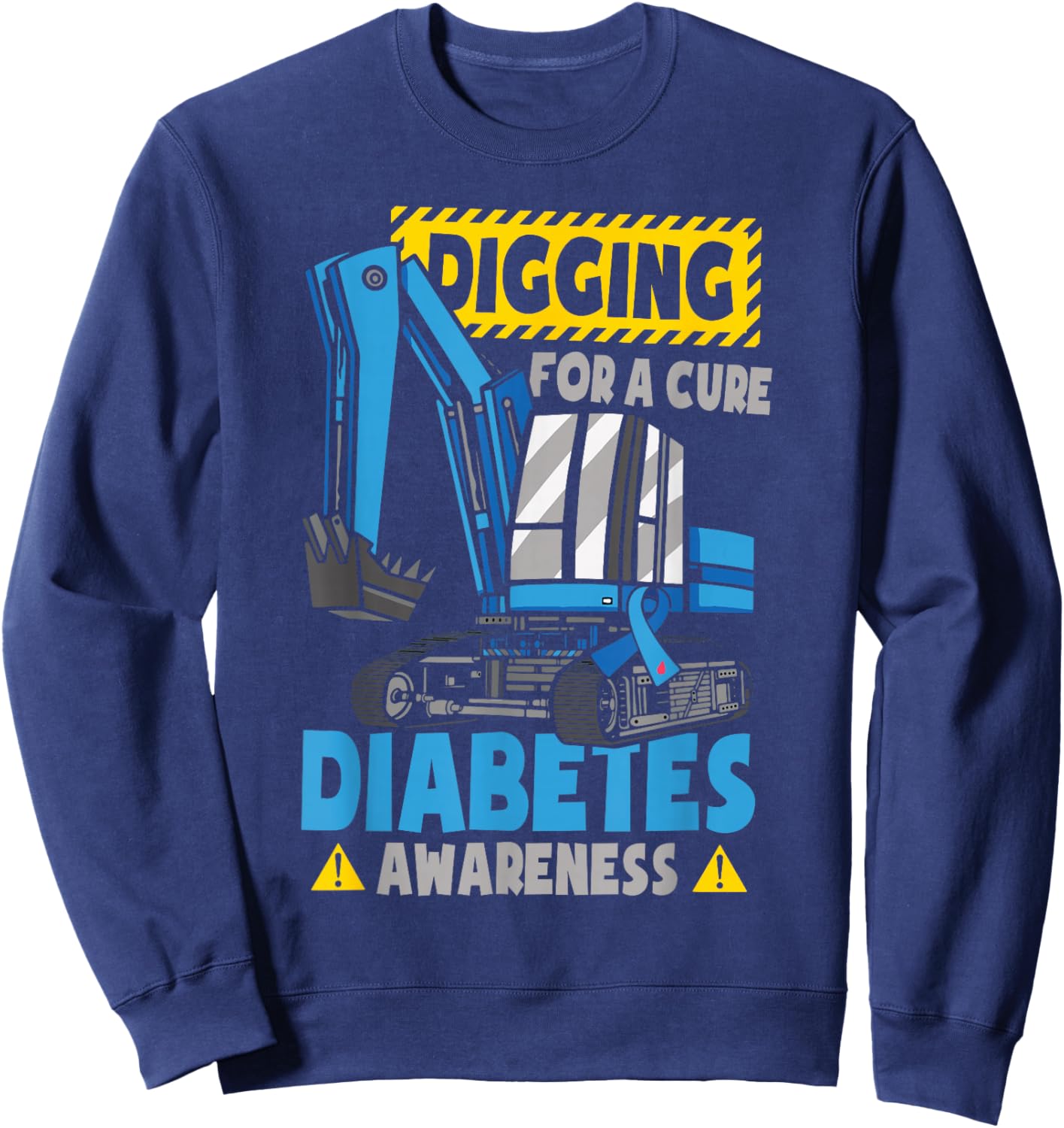 Diabetes Awareness Kids Toddler Sweatshirt - Sweatshirt | Navy
