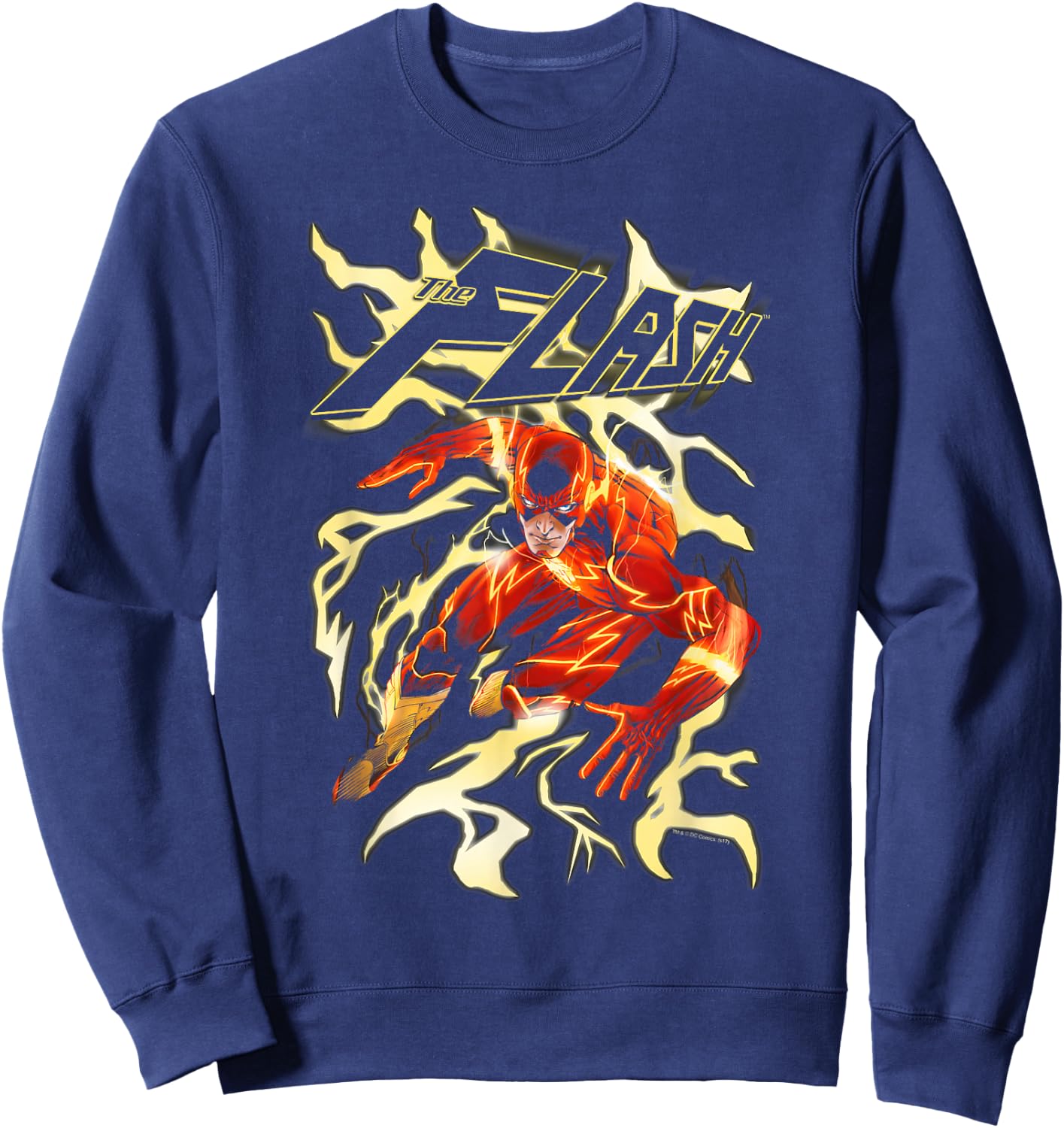 The Flash Electric Run Sweatshirt - Sweatshirt | Navy