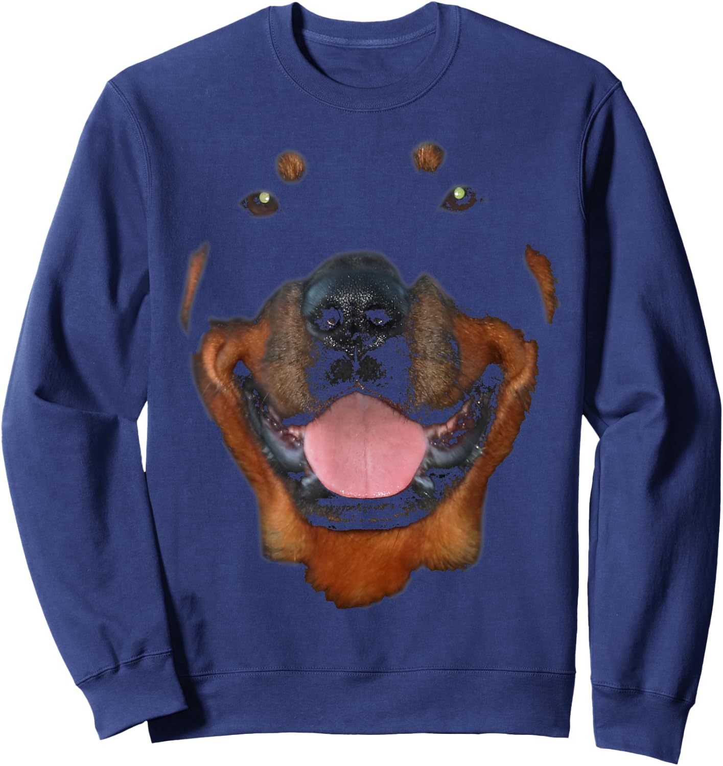 Rottweiler Face Sweatshirt - Sweatshirt | Navy