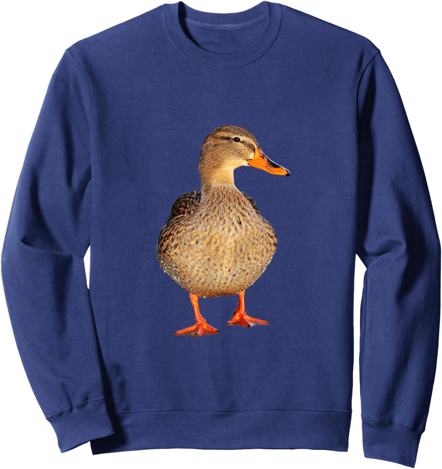 Really Like Mallard Ducks Duck Drake Banded Hen Sweatshirt - Sweatshirt | Navy
