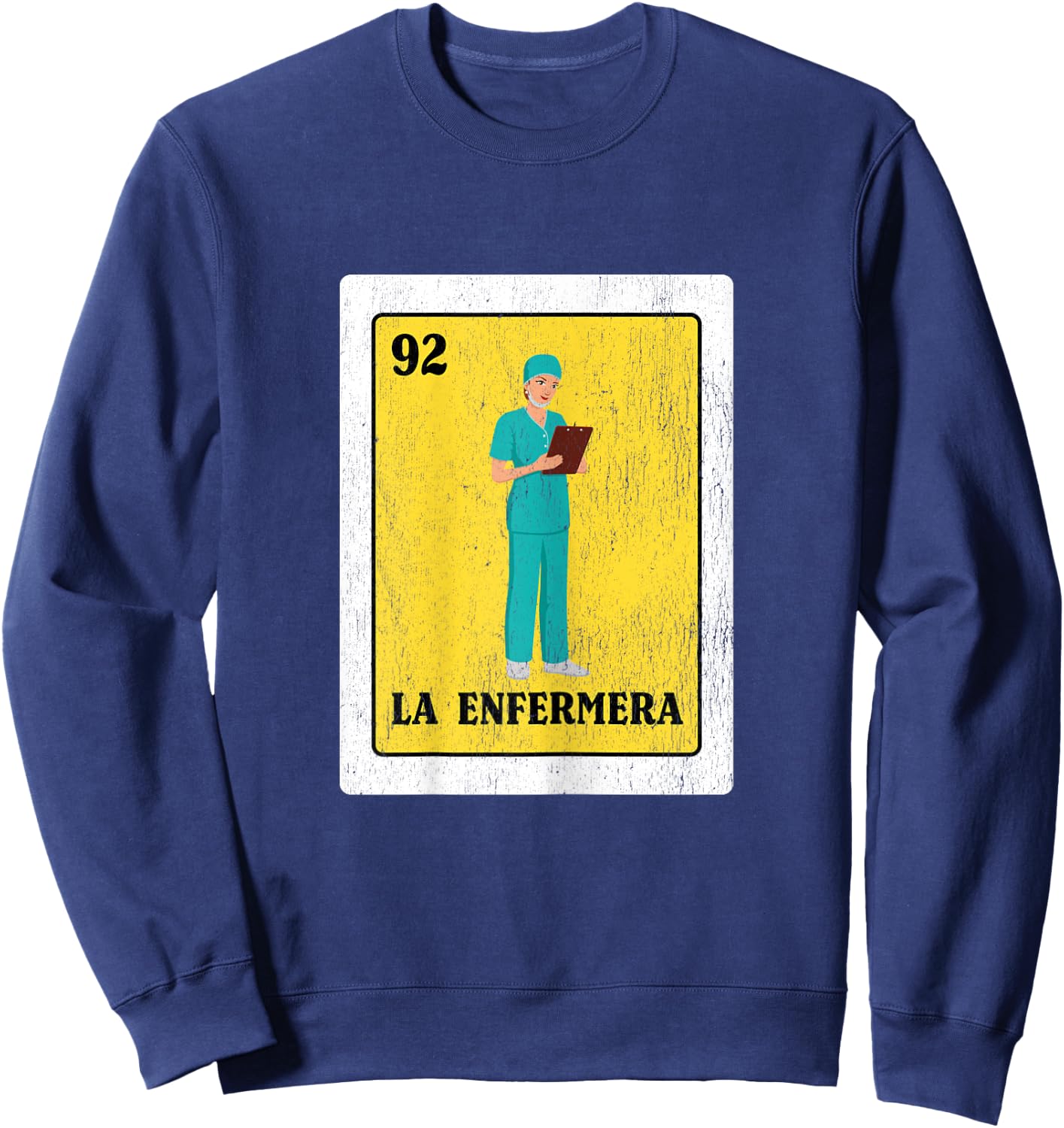Mexican Nurse la Enfermera Sweatshirt - Sweatshirt | Navy