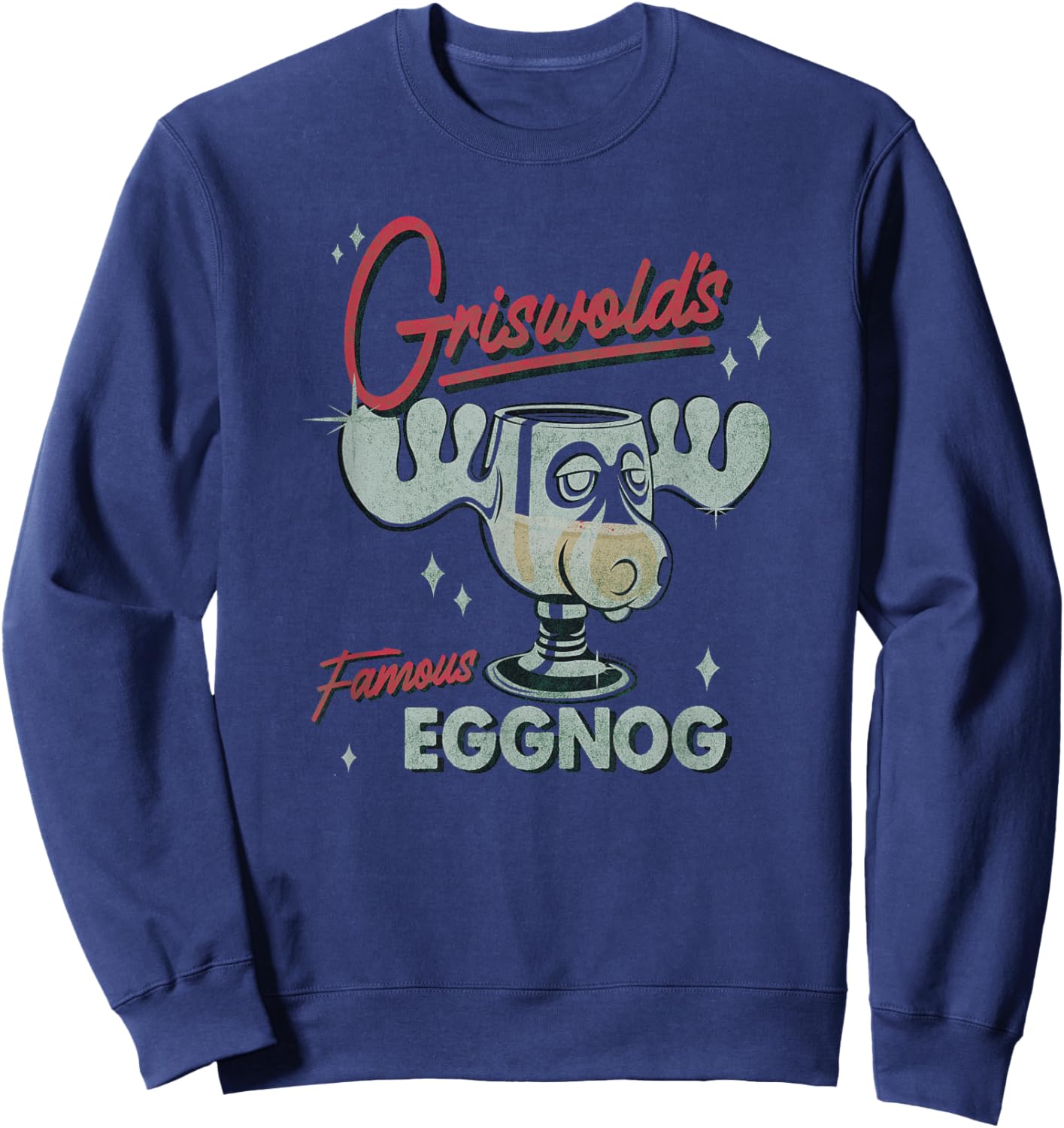 National Lampoon's Christmas Vacation Griswold's Eggnog Sweatshirt - Sweatshirt | Navy