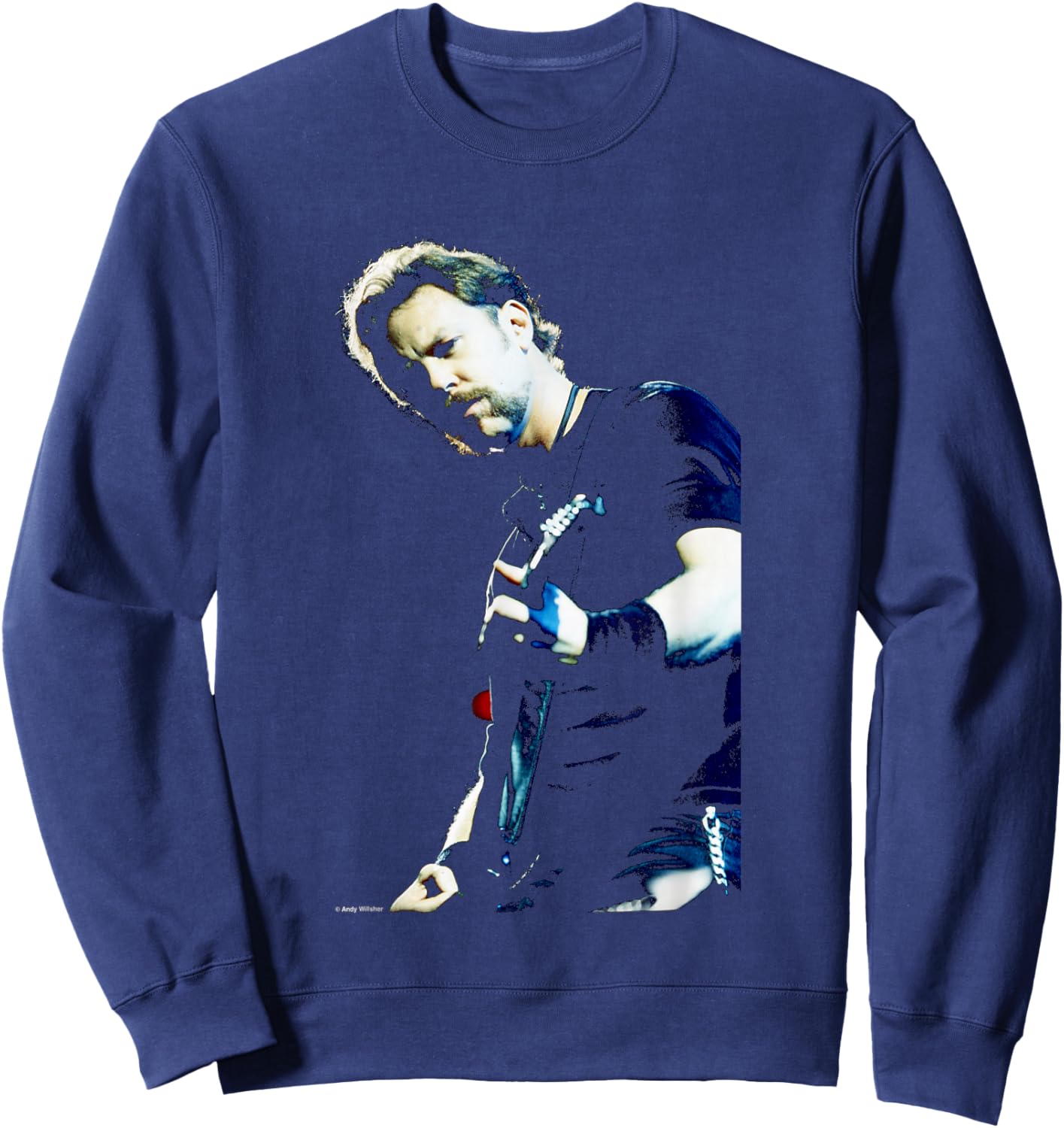 Metallica James Hetfield von Andy Willsher Sweatshirt - Sweatshirt | Navy