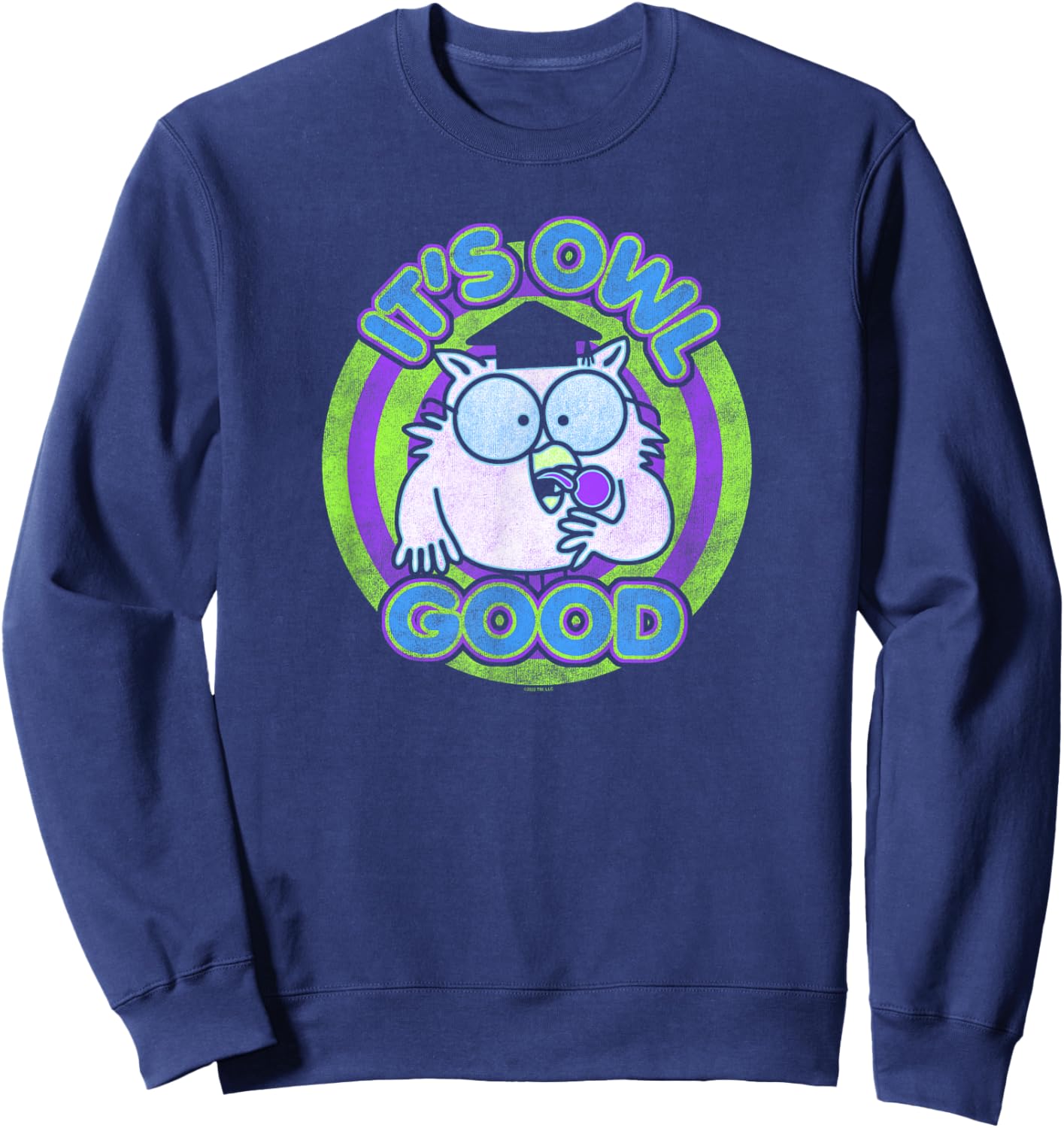 Tootsie Roll Pop It's Owl Good Logo Sweatshirt - Sweatshirt | Navy