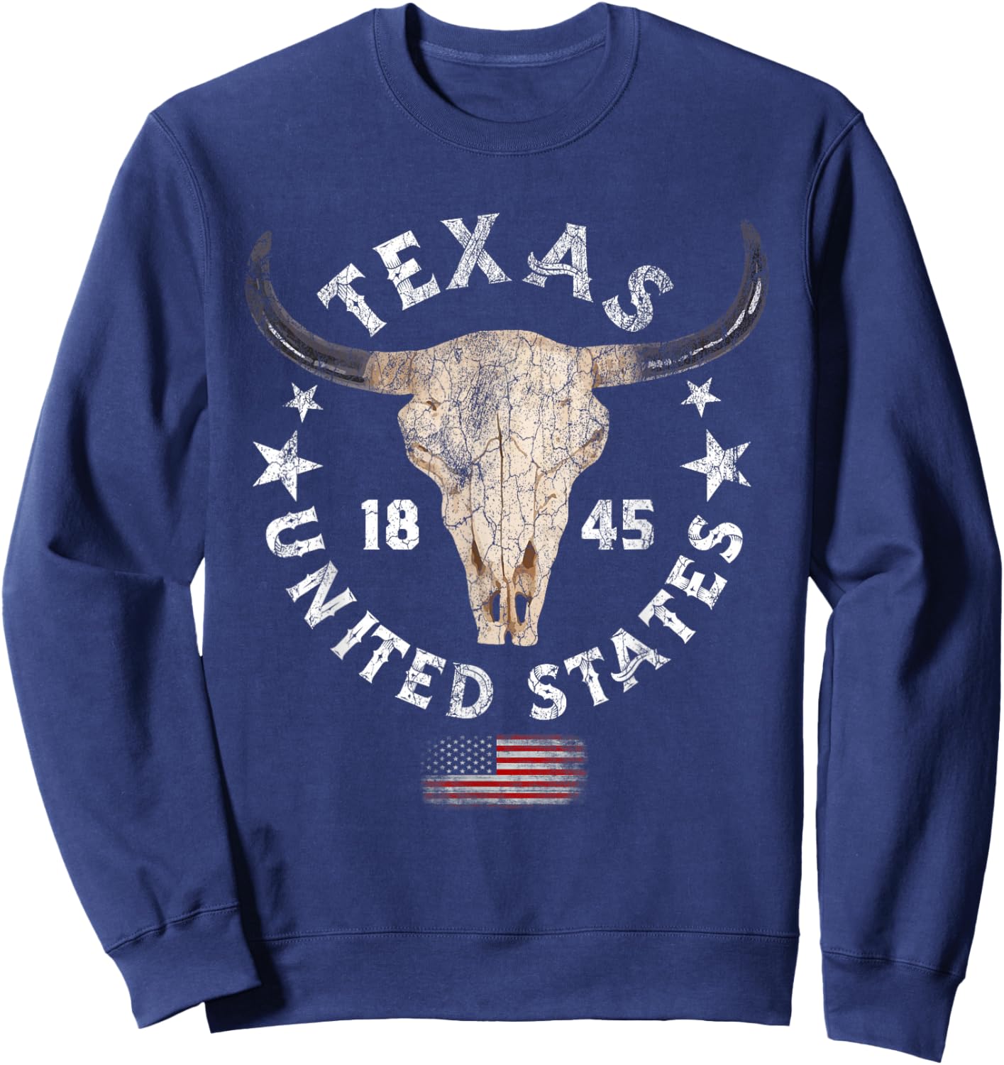 Texas - USA - Ferien, Urlaub, Reise nach Texas Sweatshirt - Sweatshirt | Navy