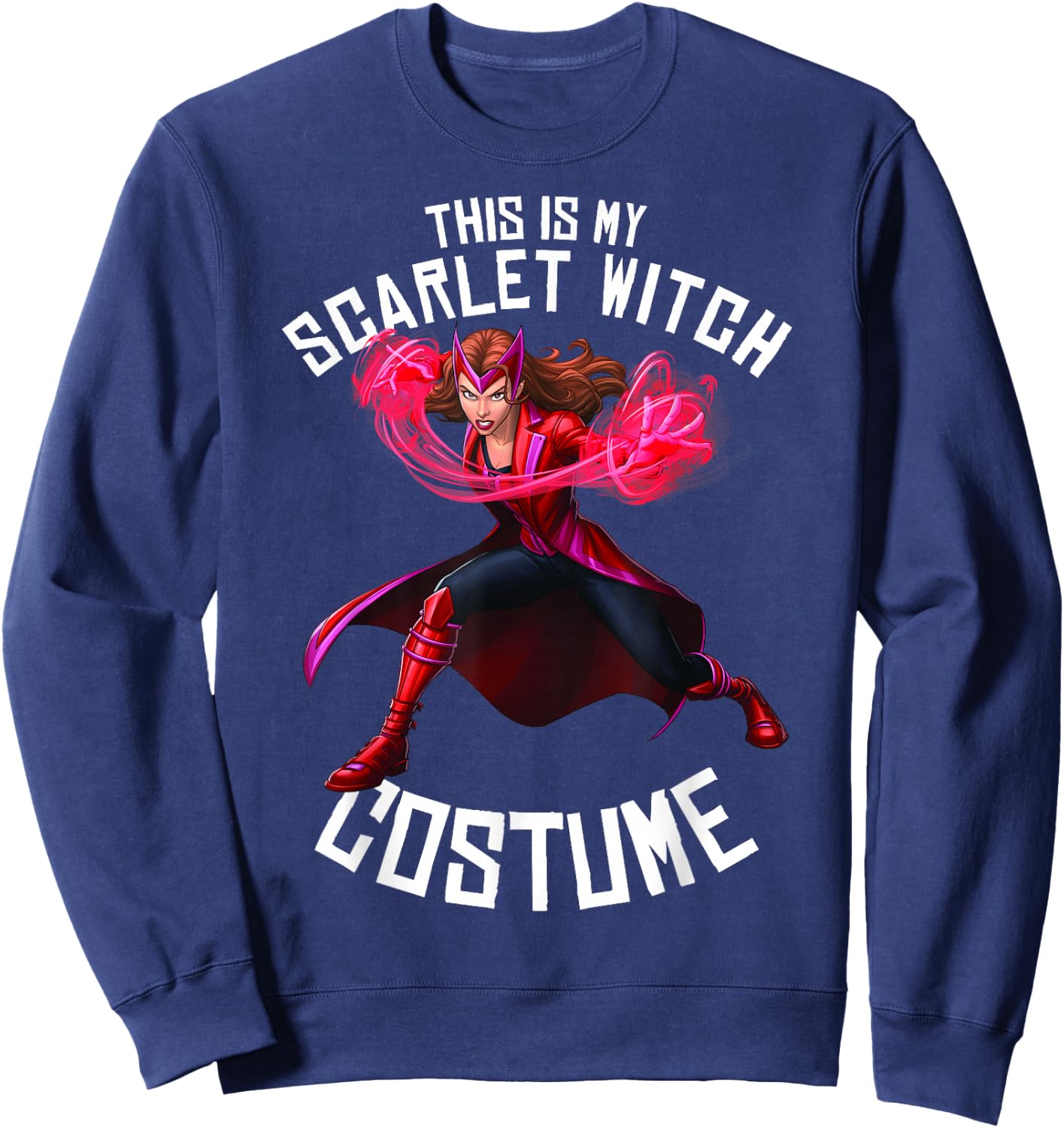 Marvel Halloween This is My Scarlet Witch Costume Sweatshirt - Sweatshirt | Navy
