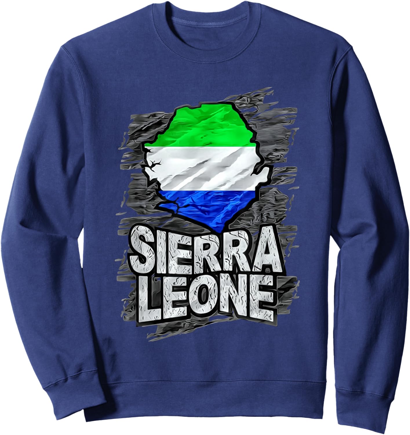 Sierra Leone Sweatshirt - Sweatshirt | Navy