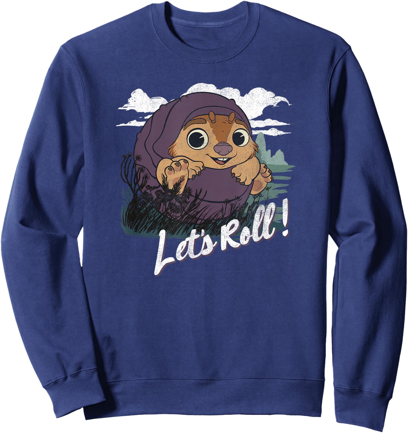 Disney Raya And The Last Dragon Tuk Tuk Let's Roll! Sweatshirt - Sweatshirt | Navy