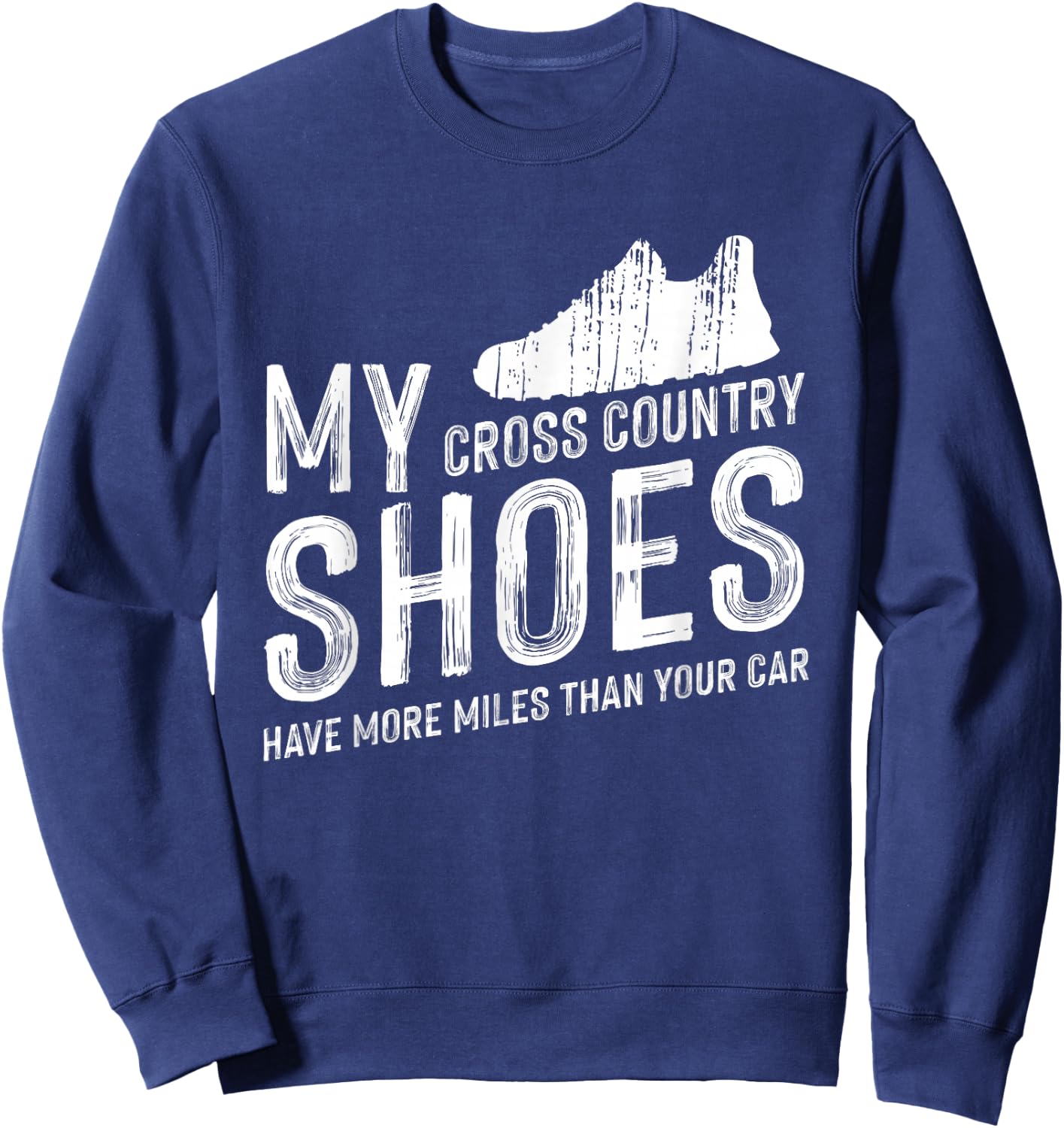 Cross Country Running - XC Run Runner Sweatshirt - Sweatshirt | Navy